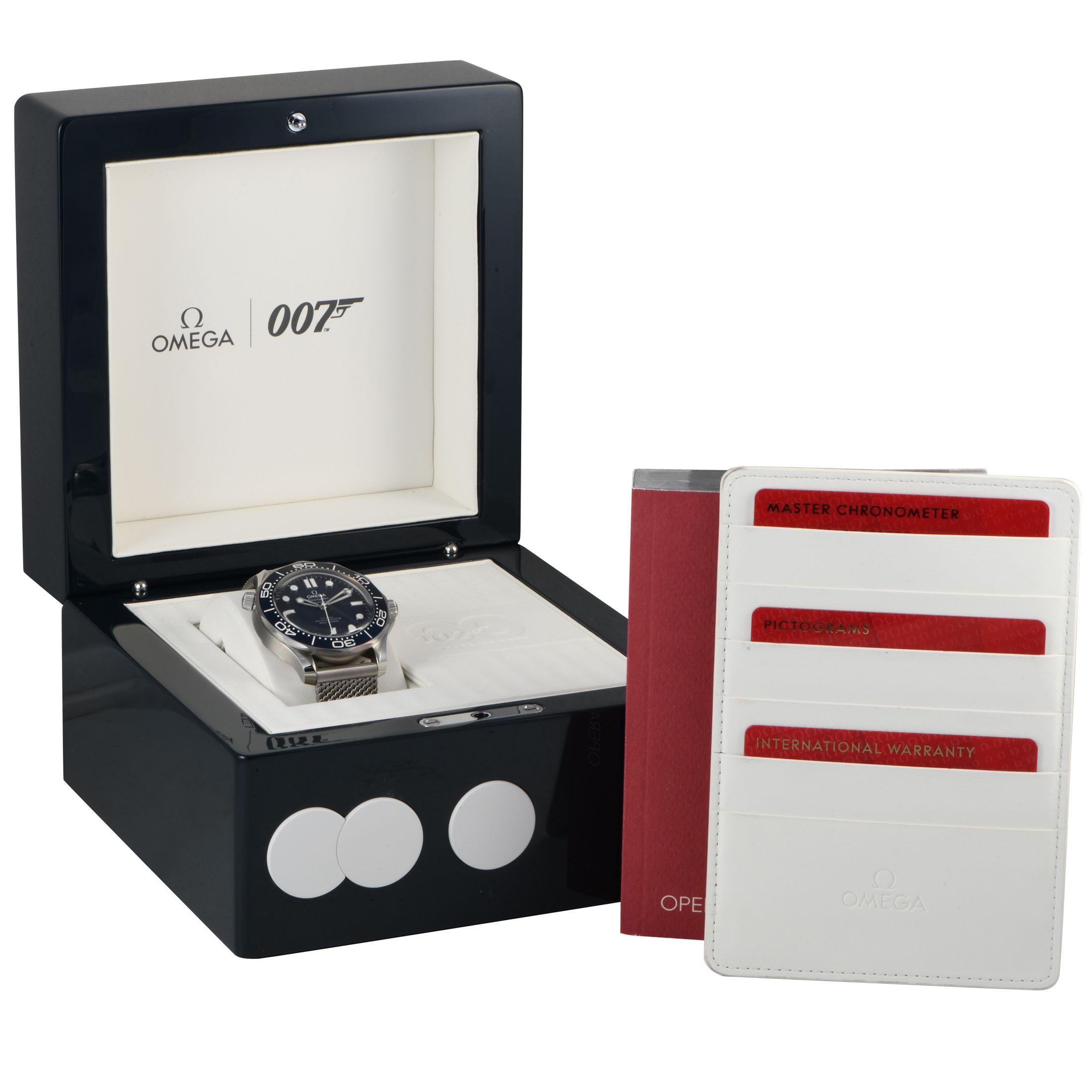 Omega Seamaster James Bond 60th Anniversary Chronometer Watch 210.30.42.20.03.002