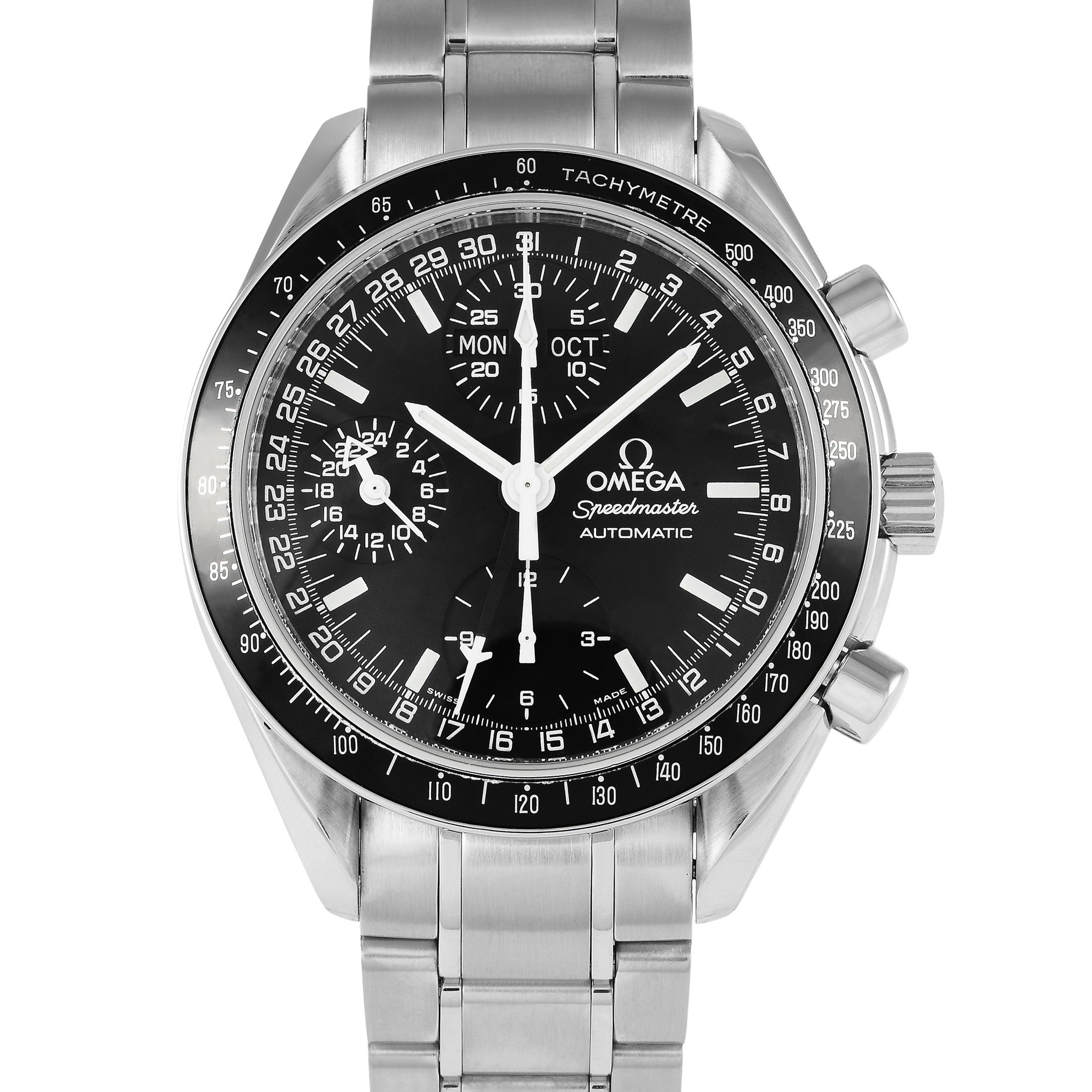 Omega Speedmaster Day-Date Chronograph Watch 3520.50.00