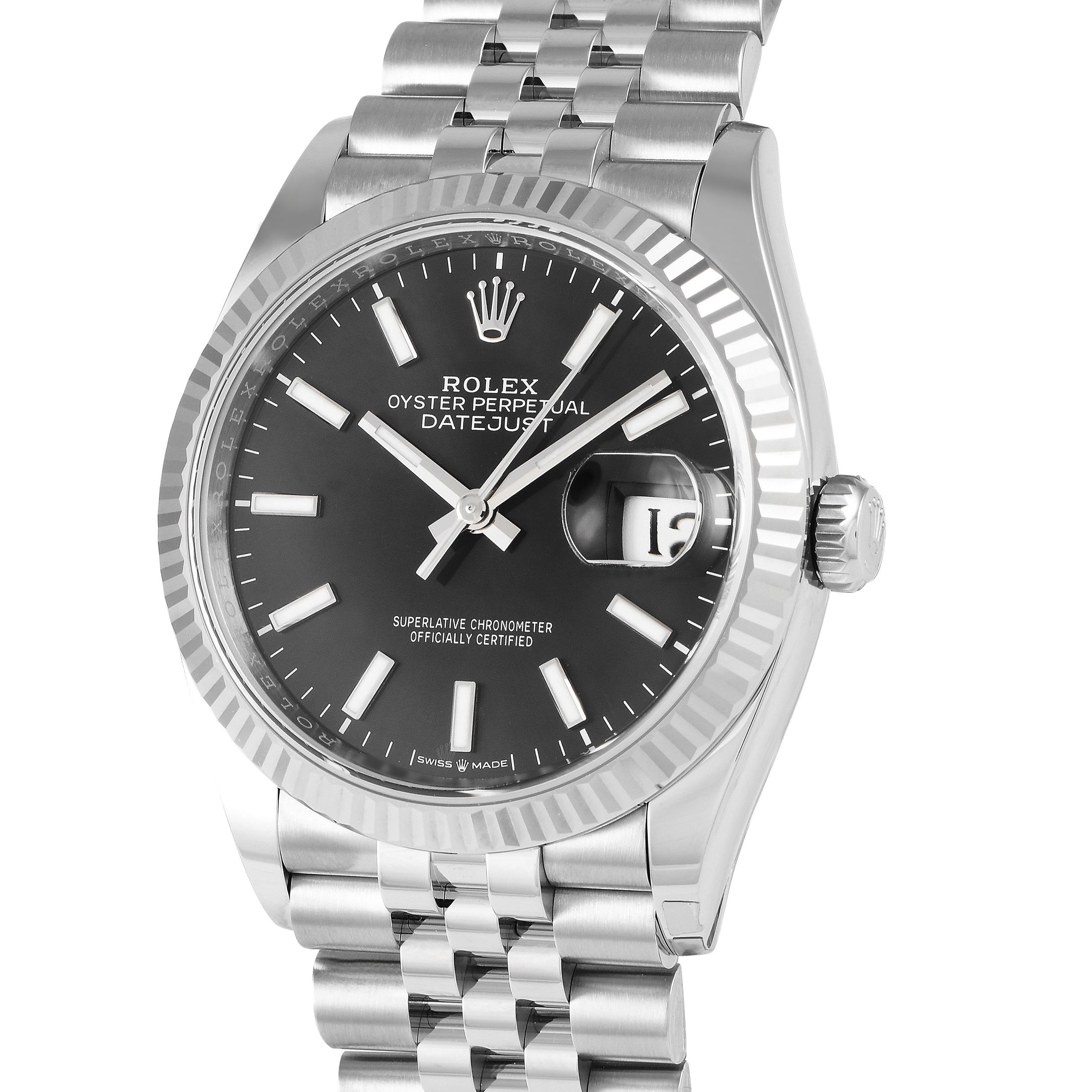 Rolex Datejust 36 Black Dial Watch 126234