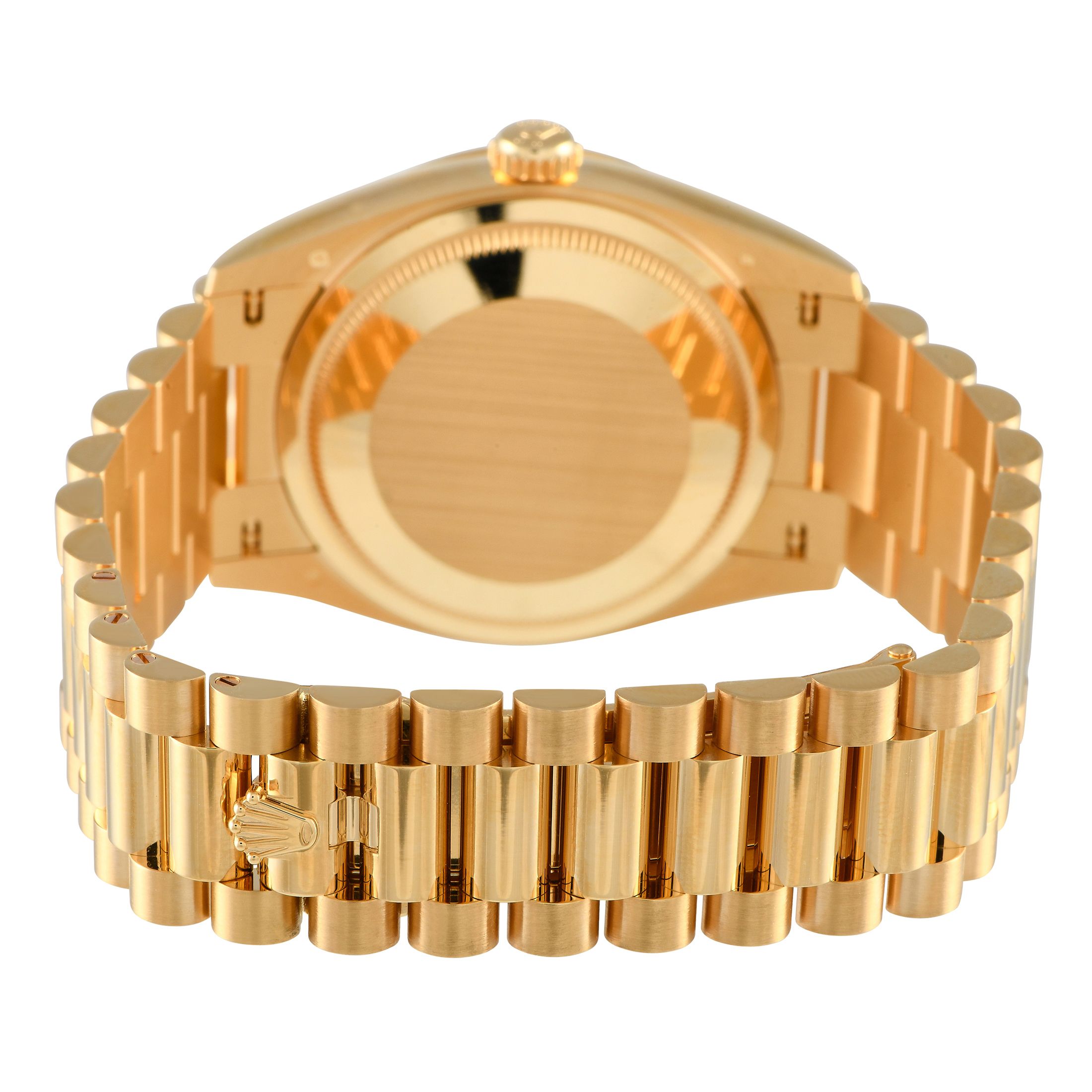 Rolex Day-Date 36 Carnelian Diamond Dial Watch 128238