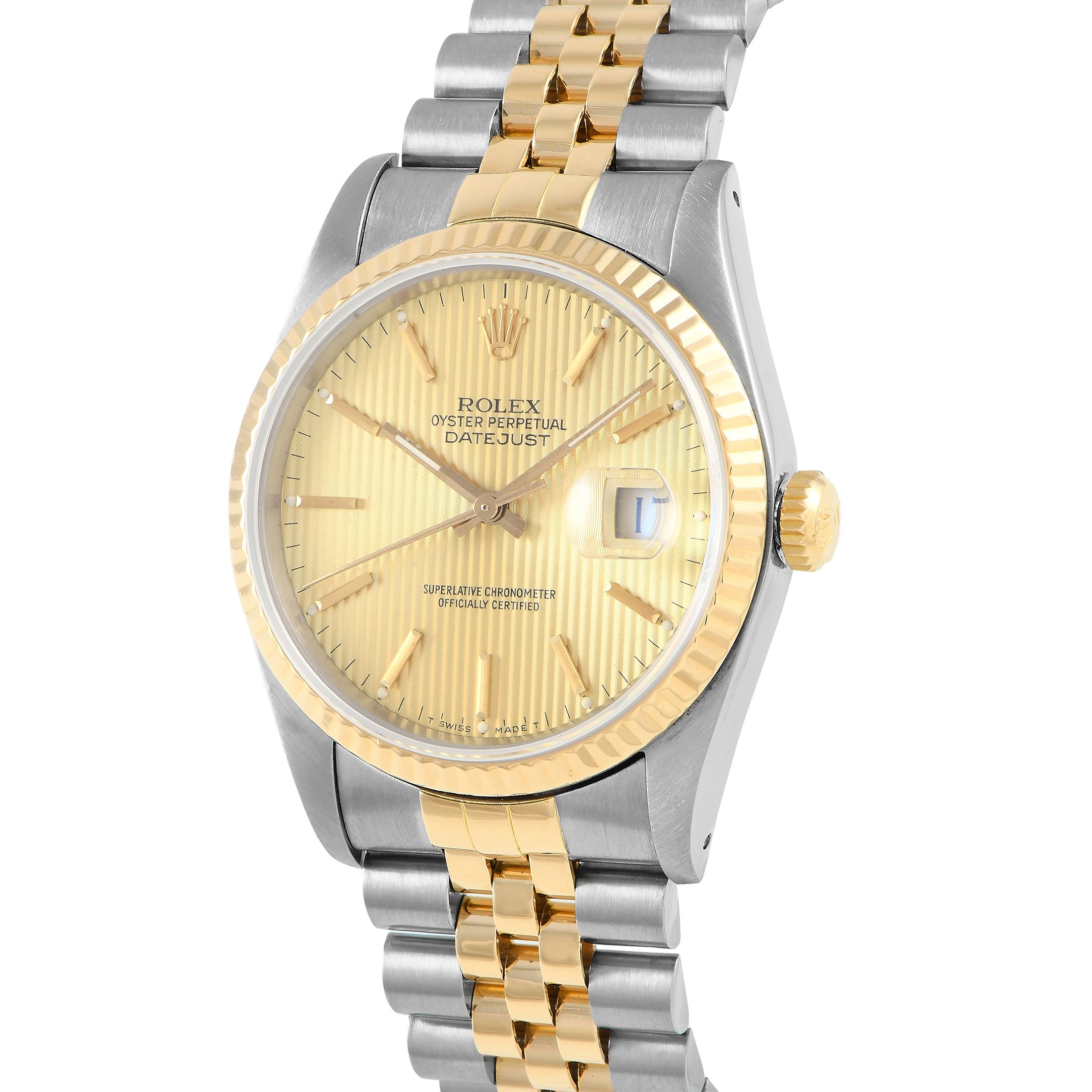 Rolex Datejust 36 Tapestry Dial Watch 16233