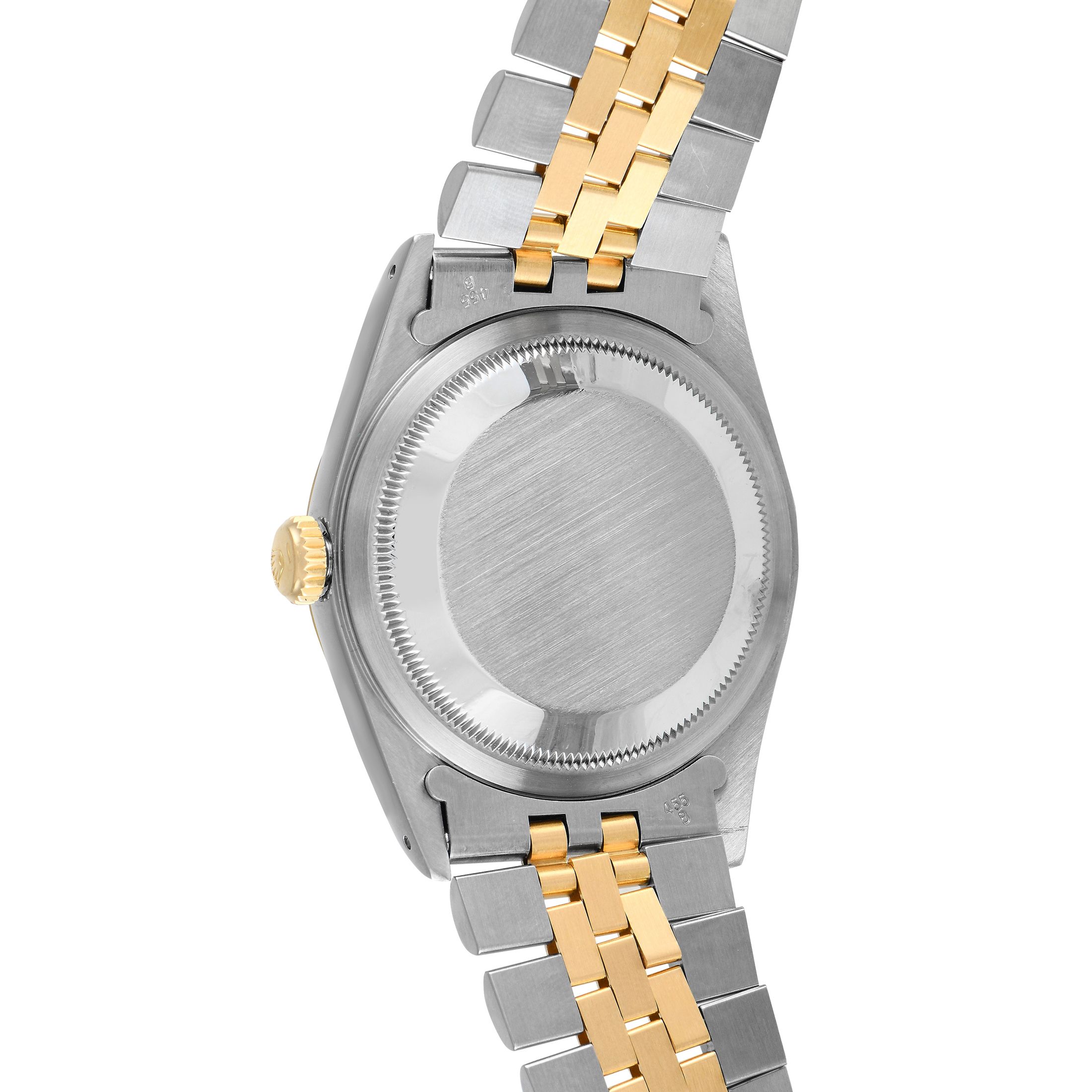 Rolex Datejust 36 Tapestry Dial Watch 16233