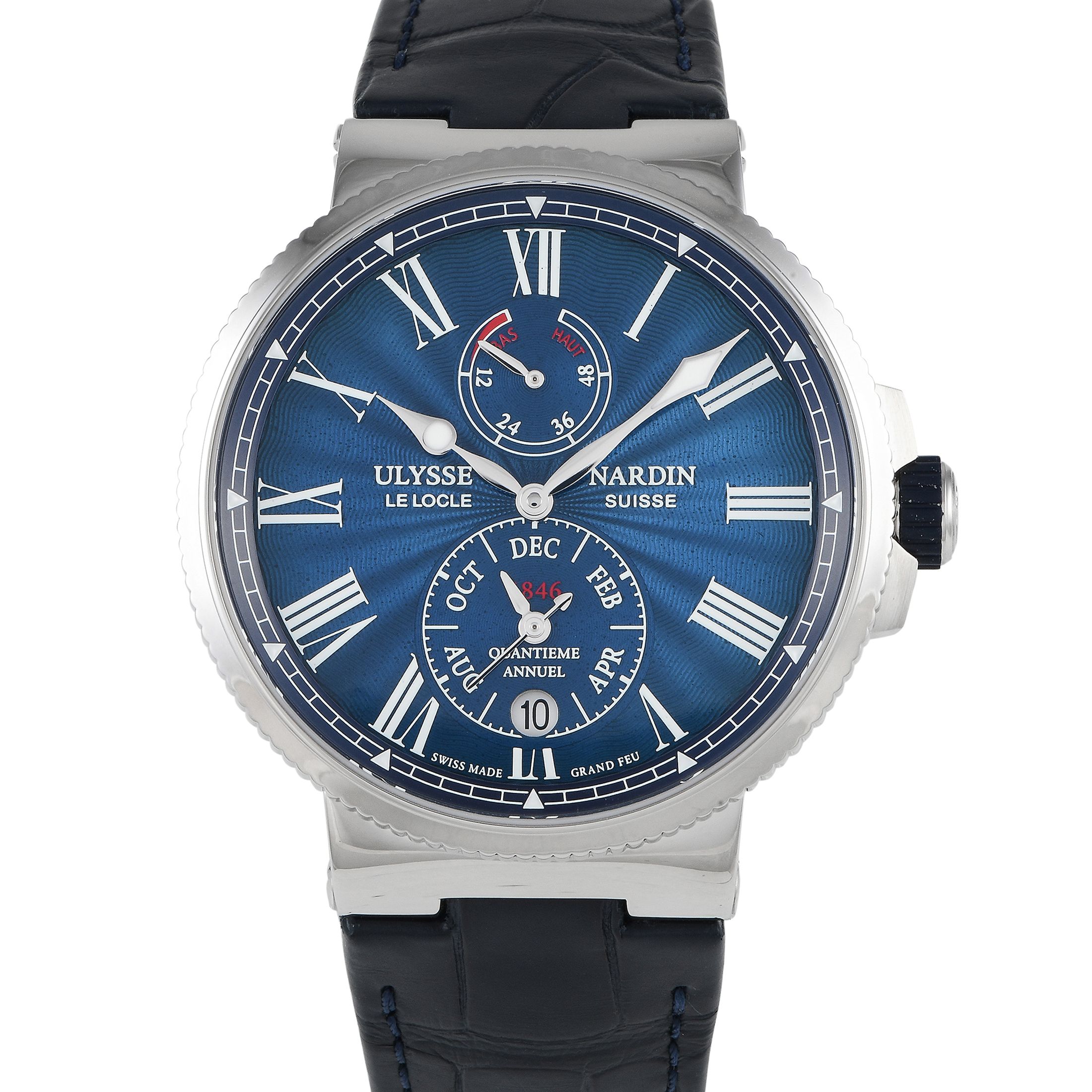 Ulysse Nardin Marine Chronometer Annual Calendar Watch 1133-210/E3