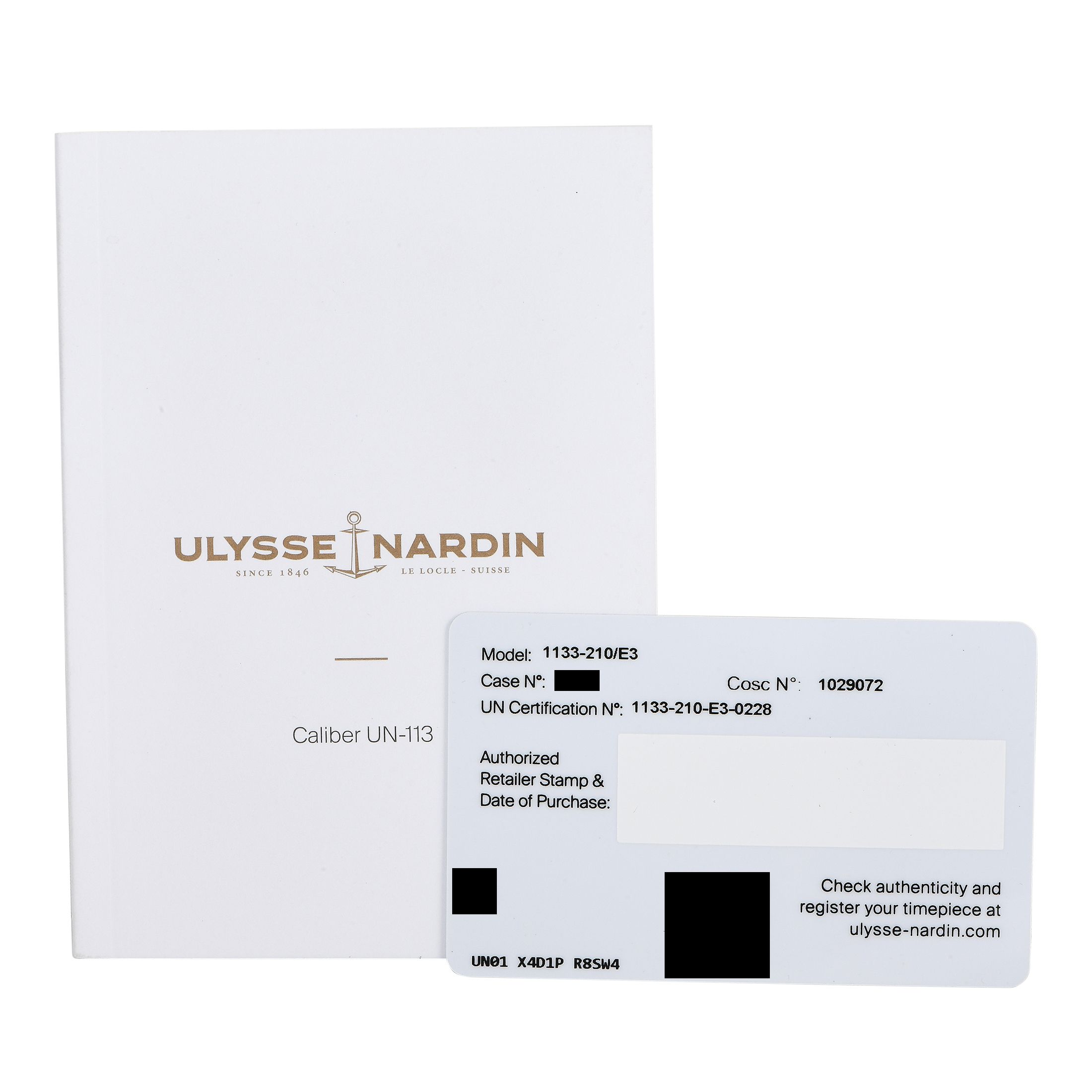 Ulysse Nardin Marine Chronometer Annual Calendar Watch 1133-210/E3