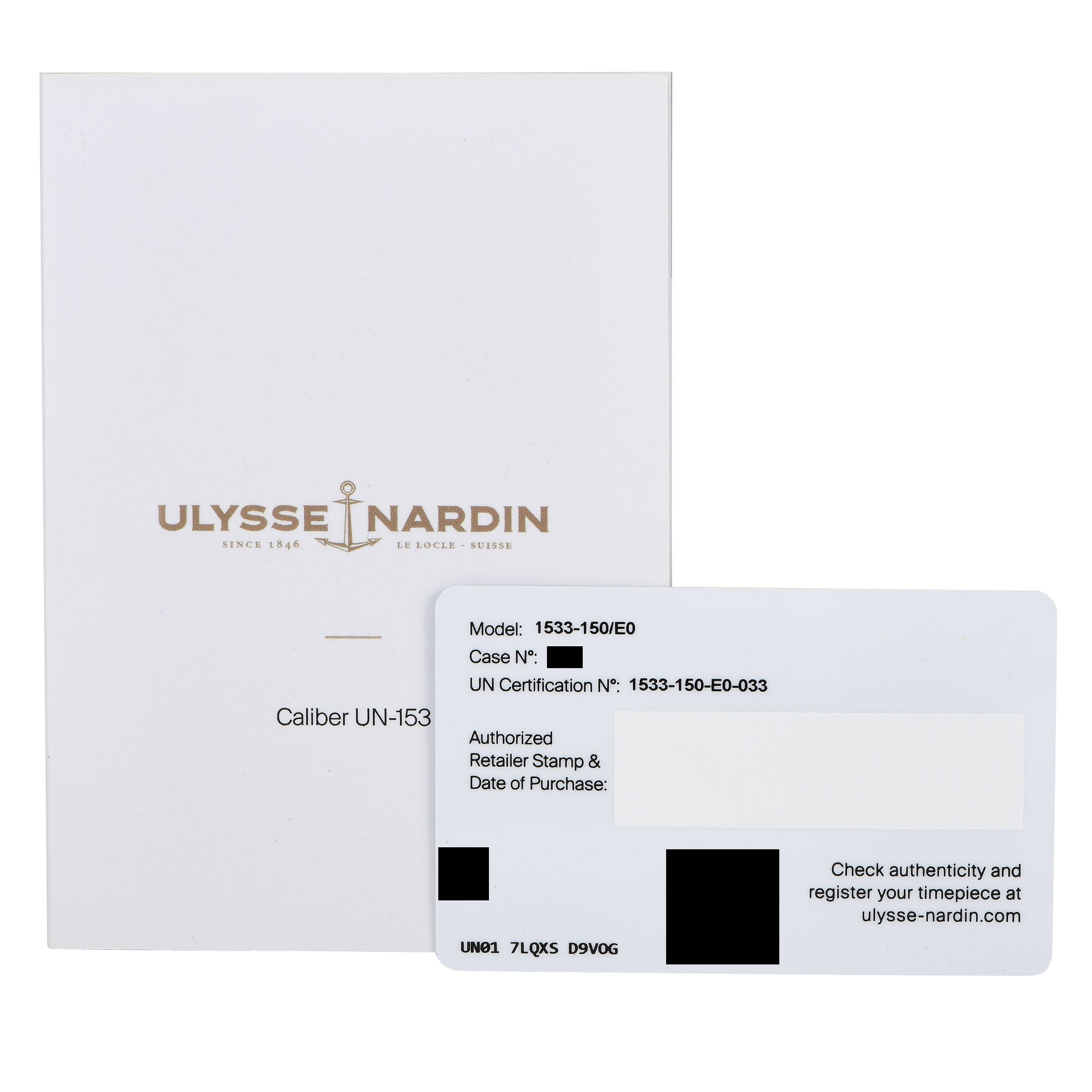 Ulysse Nardin Marine Chronograph Annual Calendar Watch 1533-150/E0
