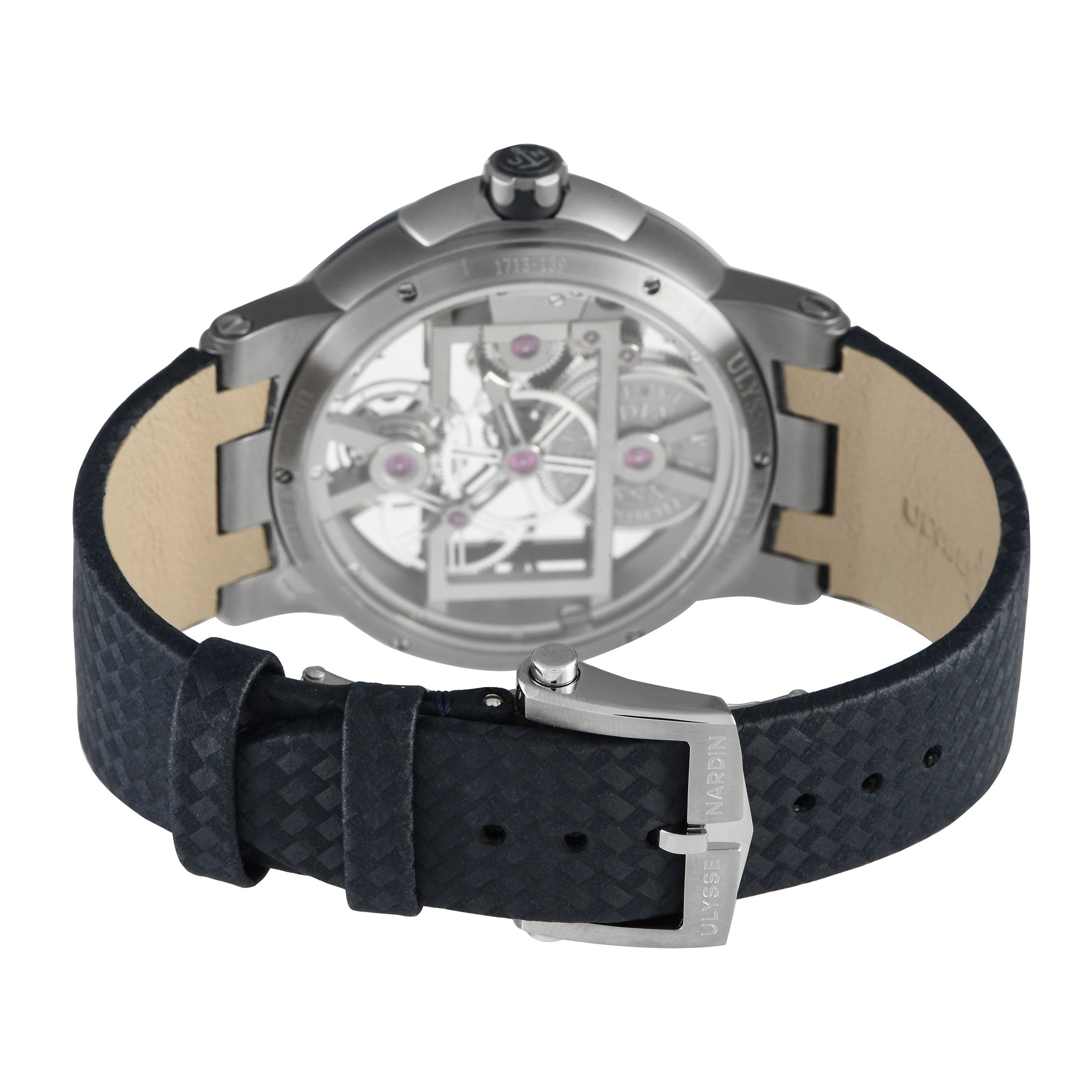 Ulysse Nardin Executive Skeleton Tourbillon Red/Blue Watch 1713-139/US