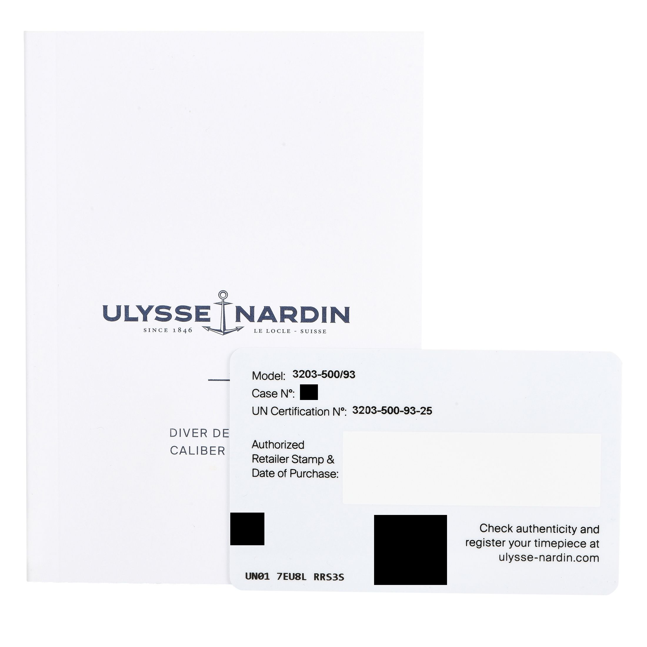 Ulysse Nardin Deep Dive Watch 3203-500-3/93