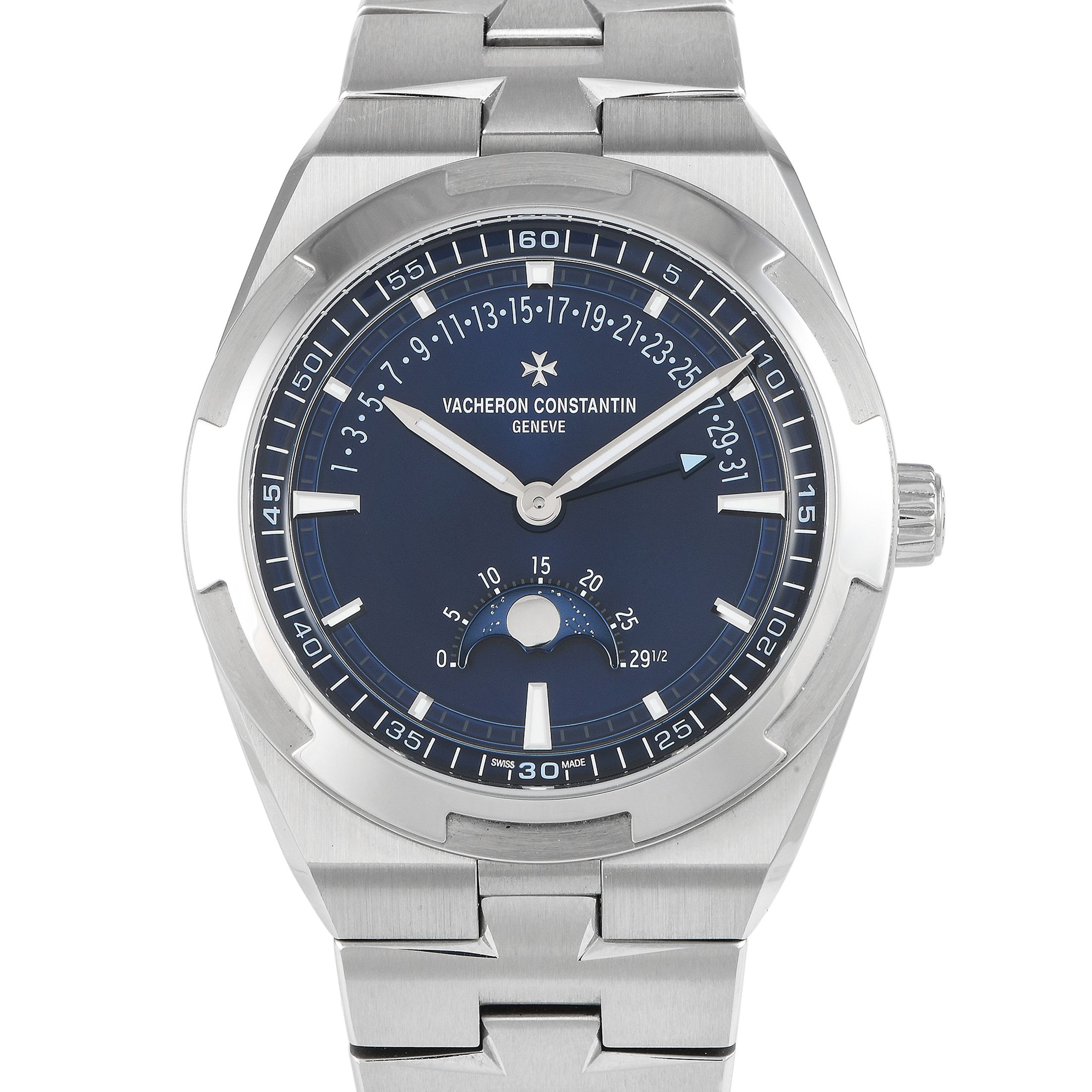 Vacheron Constantin Overseas Moon Phase Retrograde Date Watch 4000V/210A-B911
