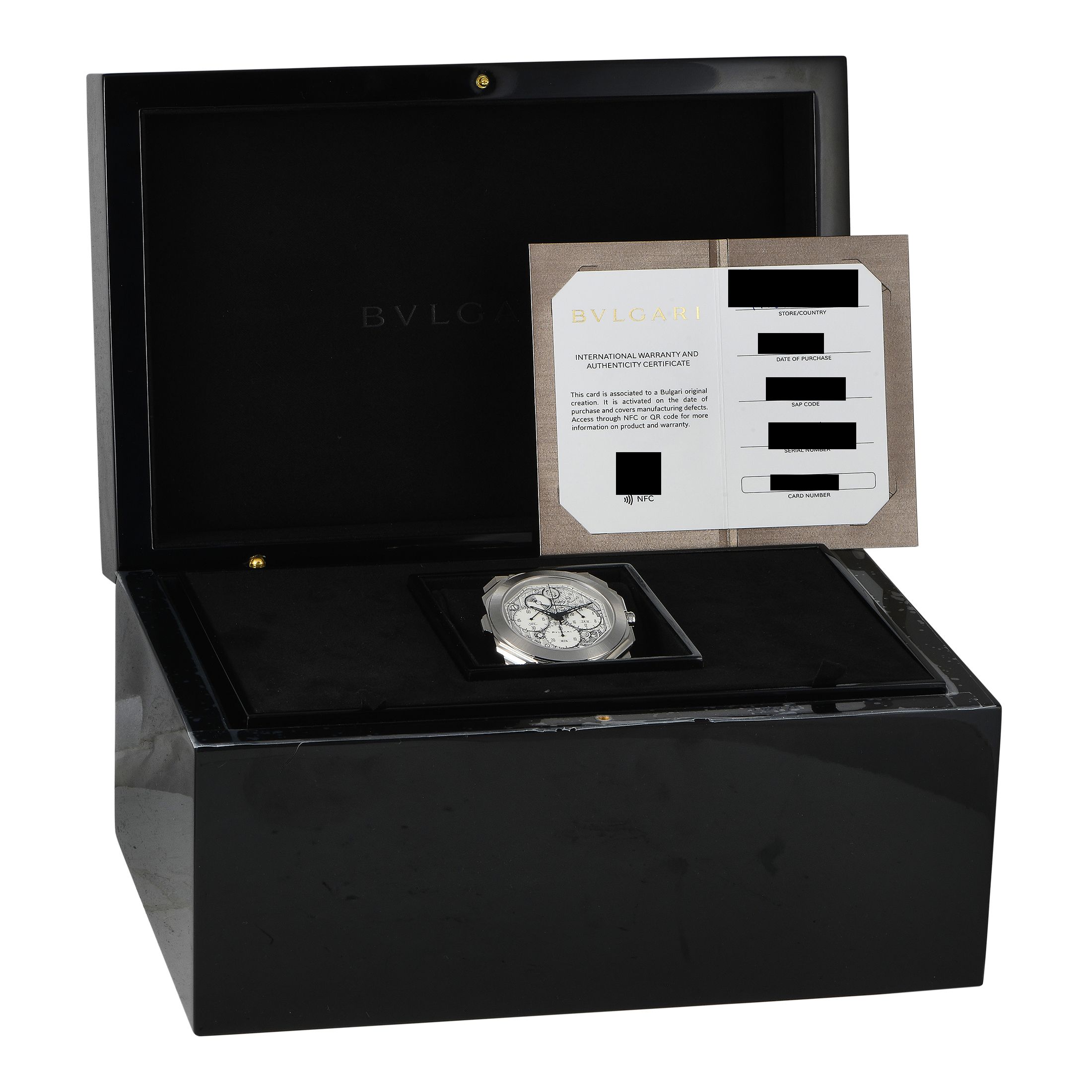 Bvlgari Octo Finissimo Sketch Chronograph GMT Watch 104192