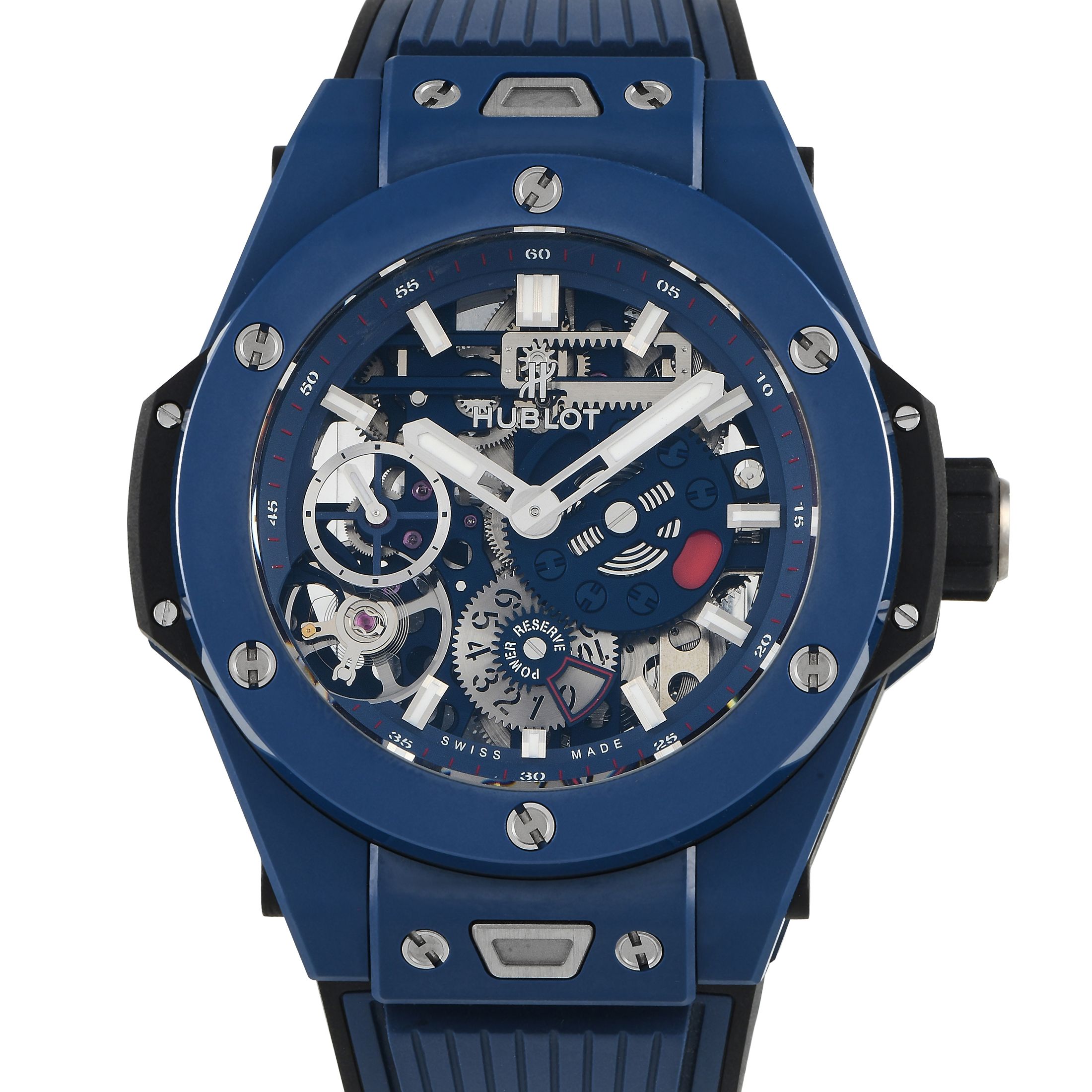Hublot Big Bang MECA-10 Ceramic Blue Watch 414.EX.5123.RX