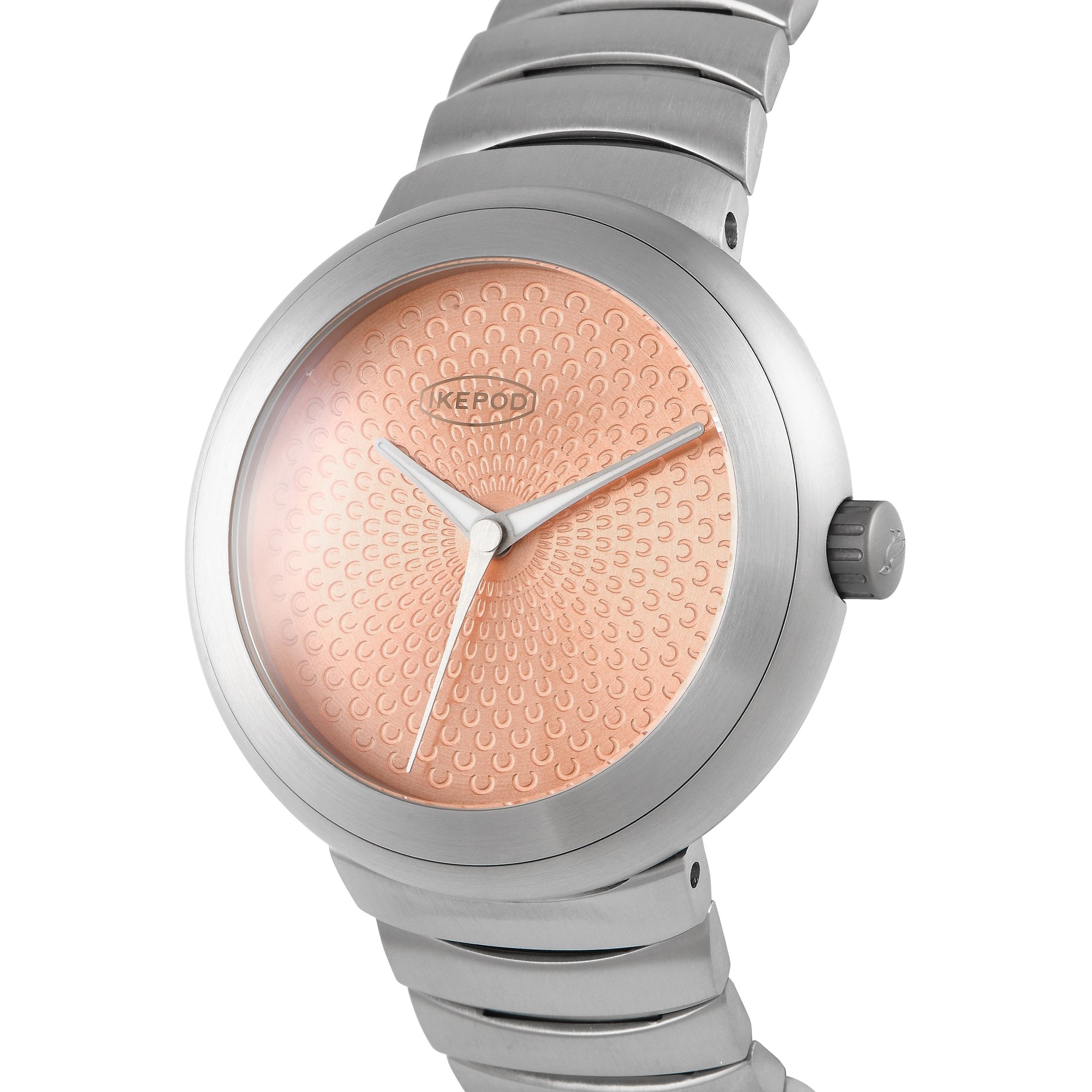Ikepod Horopod Petra Salmon Dial Titanium Watch HO20