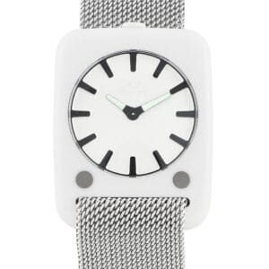Ikepod Solaris White Ceramic Watch SCW22