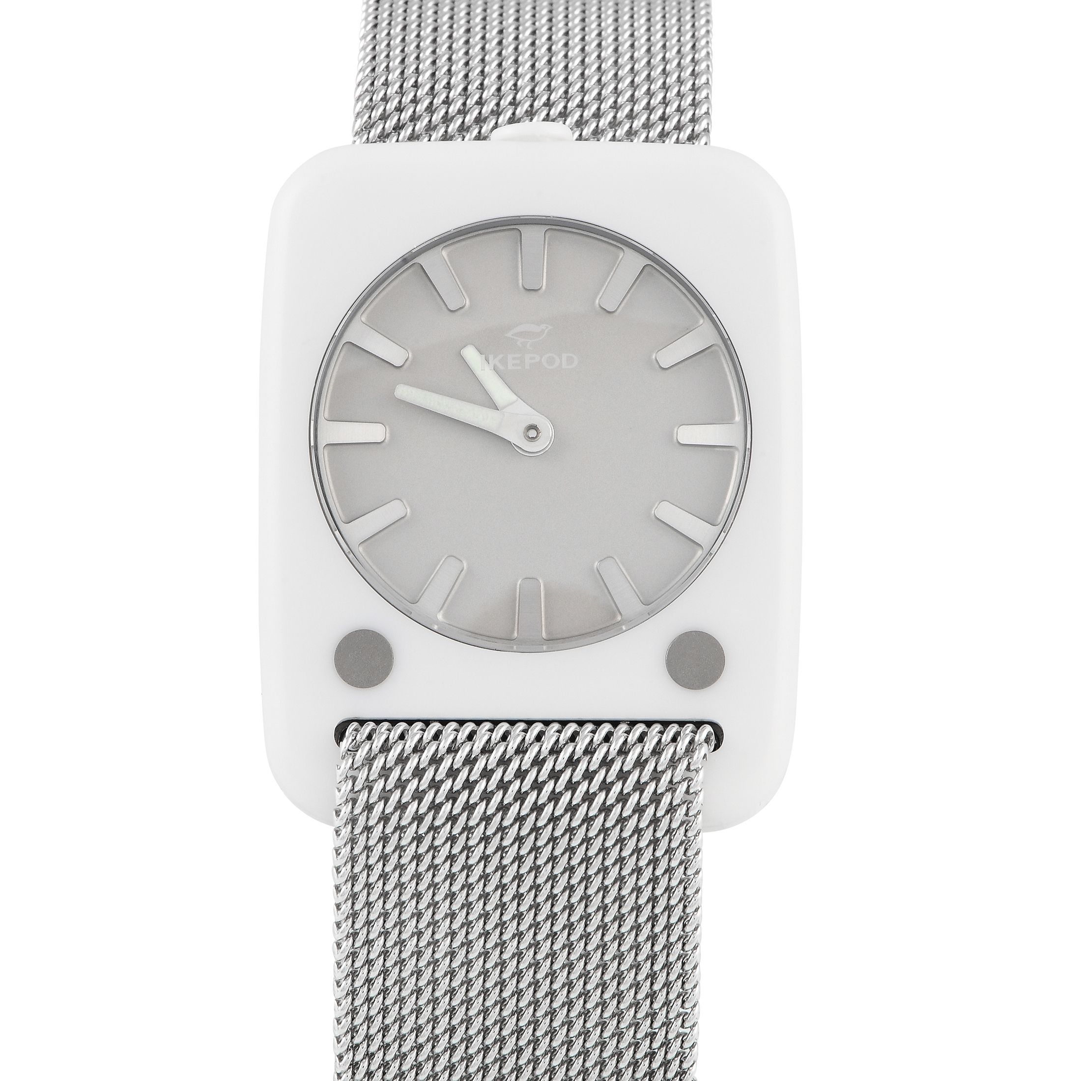Ikepod Solaris White Ceramic Watch SCW22