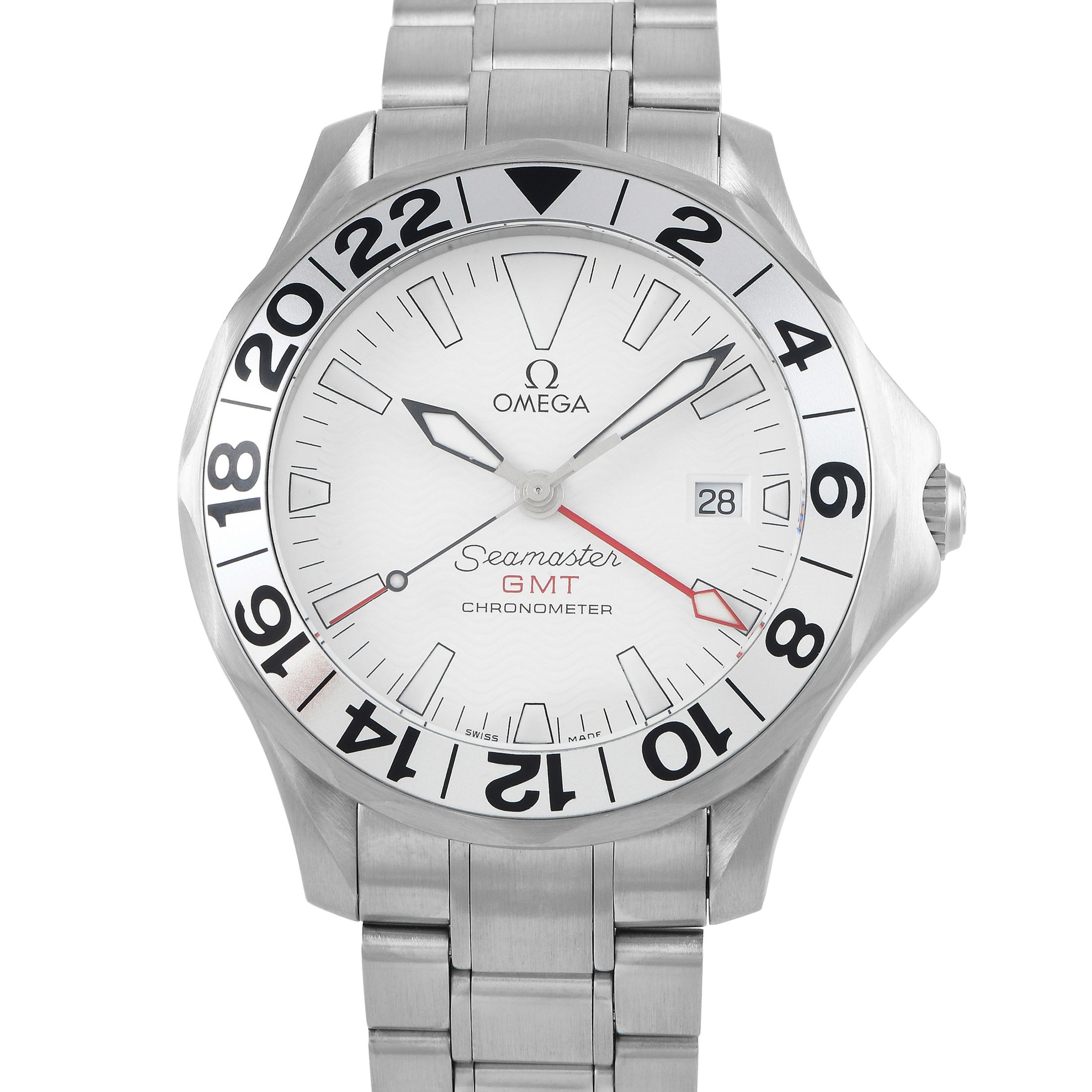 Omega Seamaster Great White GMT 300M Watch 2538.20.00