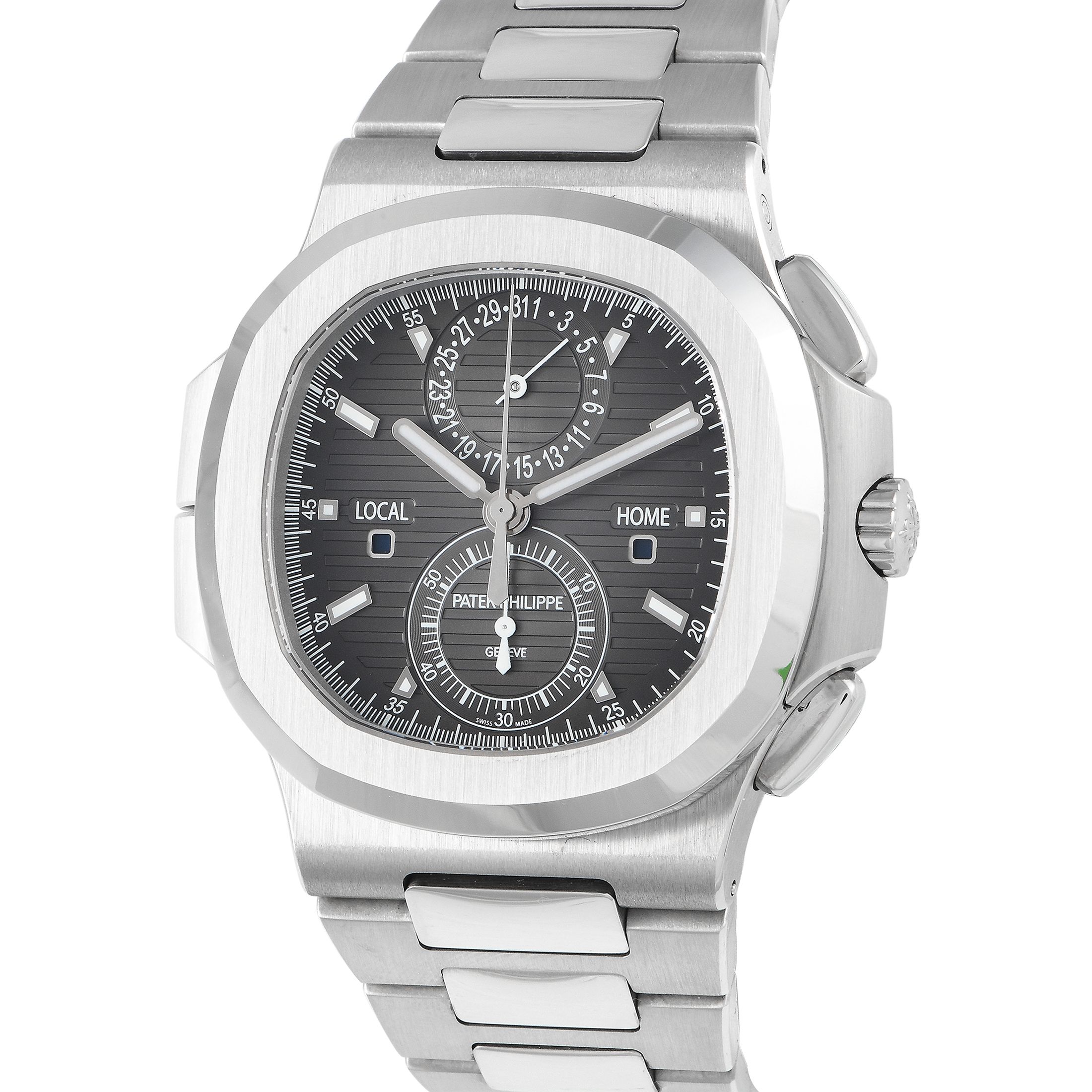 Patek Philippe Nautilus Travel Time Chronograph Watch 5990/1A-001