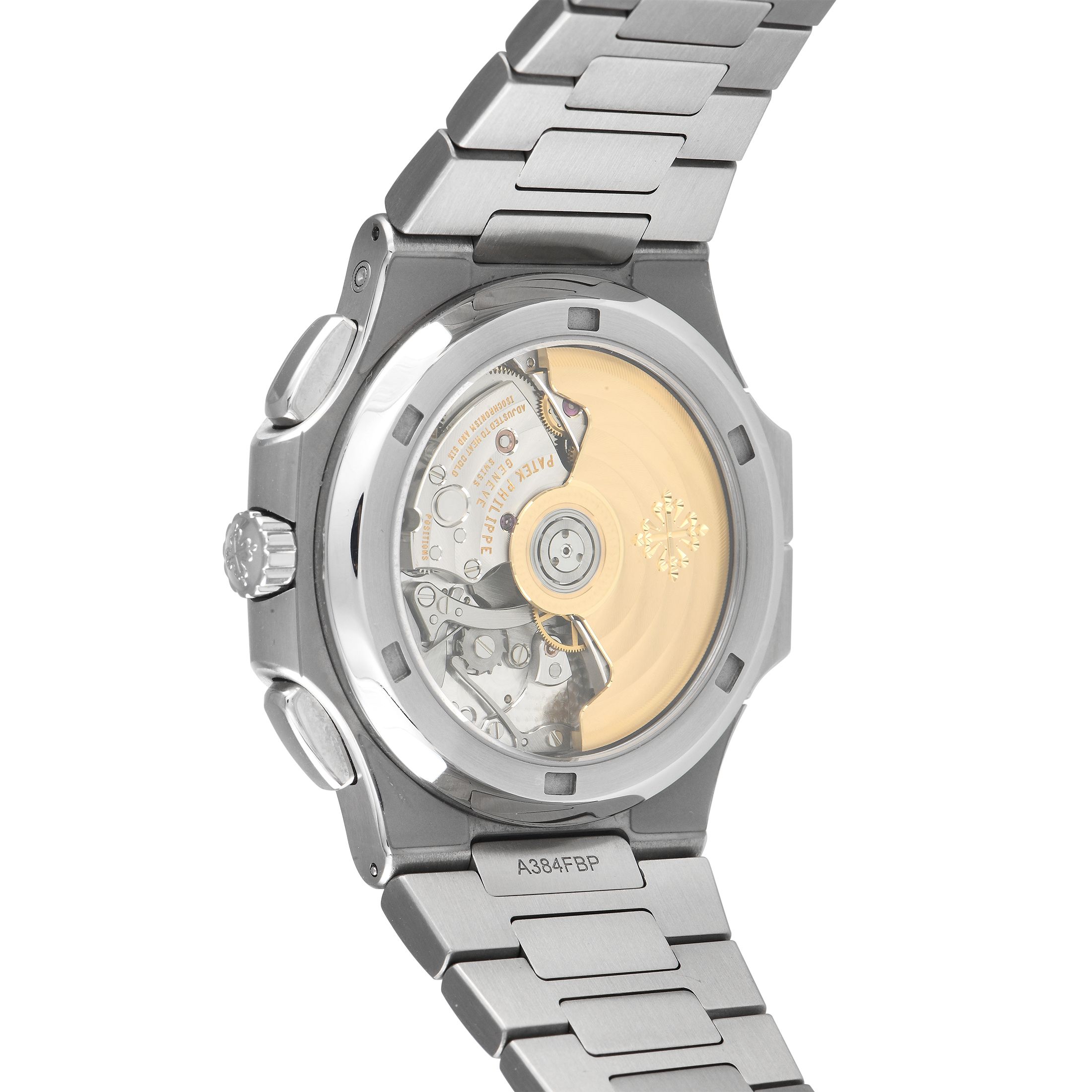 Patek Philippe Nautilus Travel Time Chronograph Watch 5990/1A-001