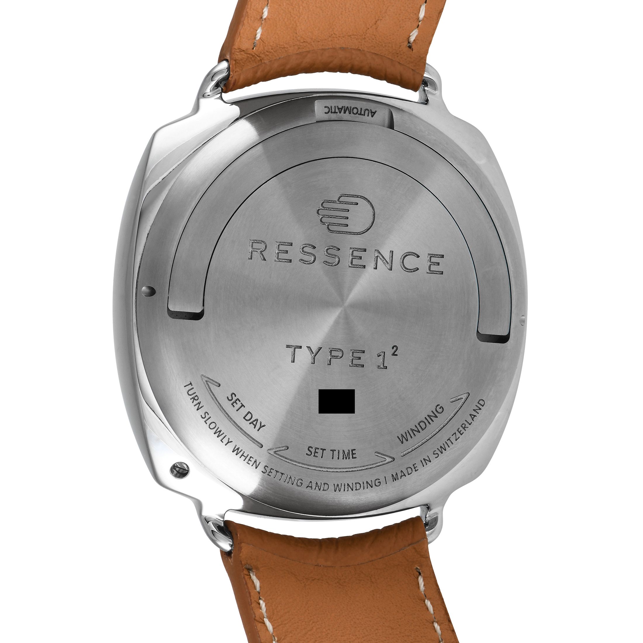 Ressence Type 1 Squared V2 White Dial Watch T1SW