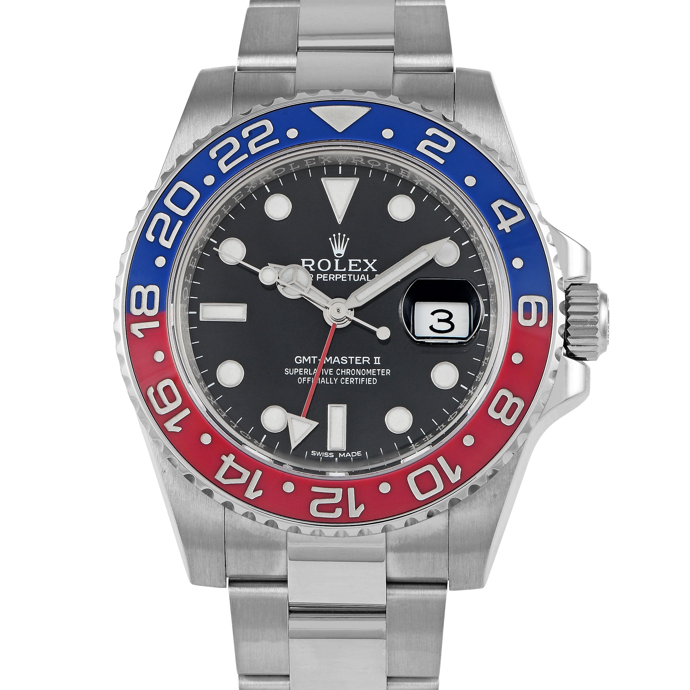 Rolex GMT-Master II "Pepsi" Watch 116719BLRO