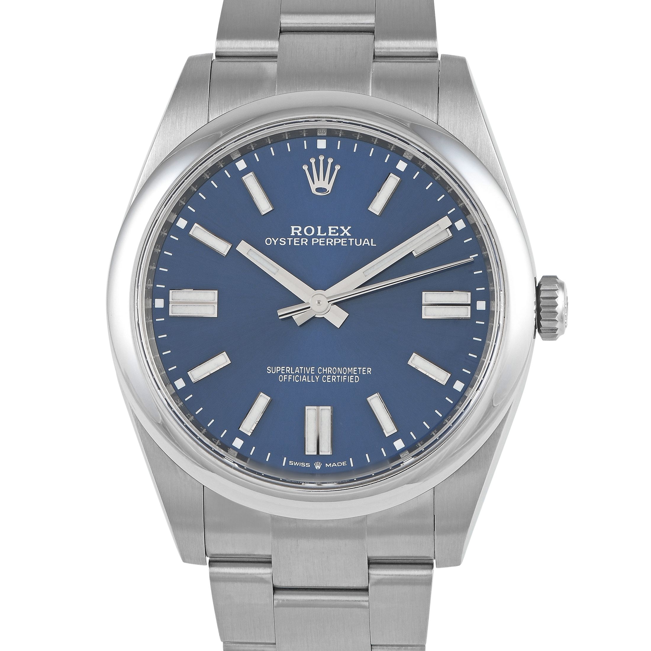 Rolex Oyster Perpetual 41 Blue Dial Watch 124300