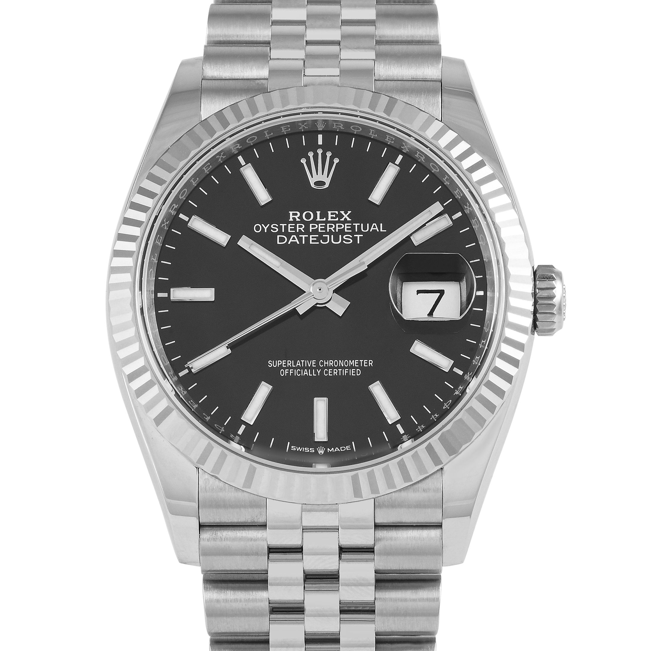 Rolex Datejust 36 Black Dial Watch 126234