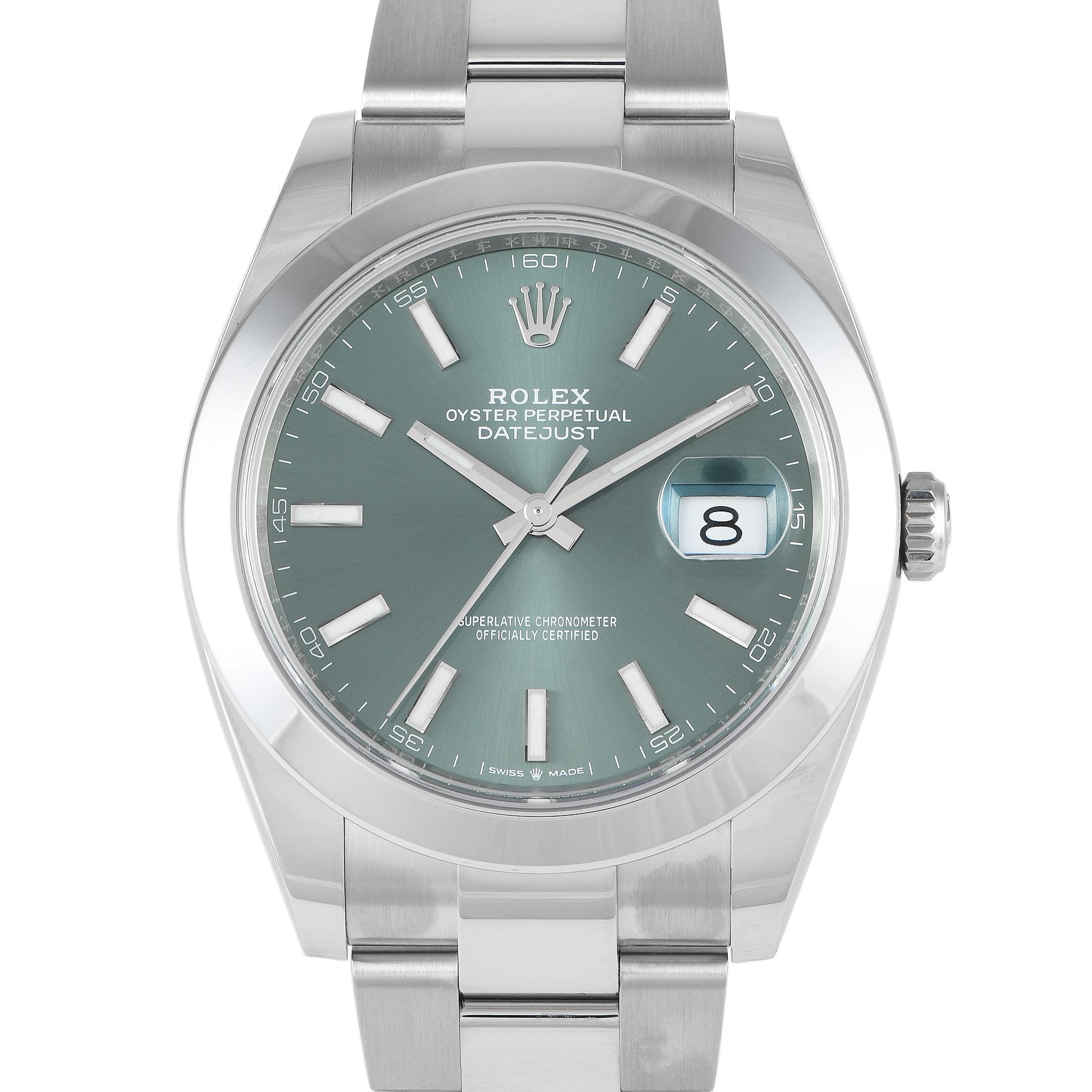Rolex Datejust 41 Mint Green Dial Watch 126300
