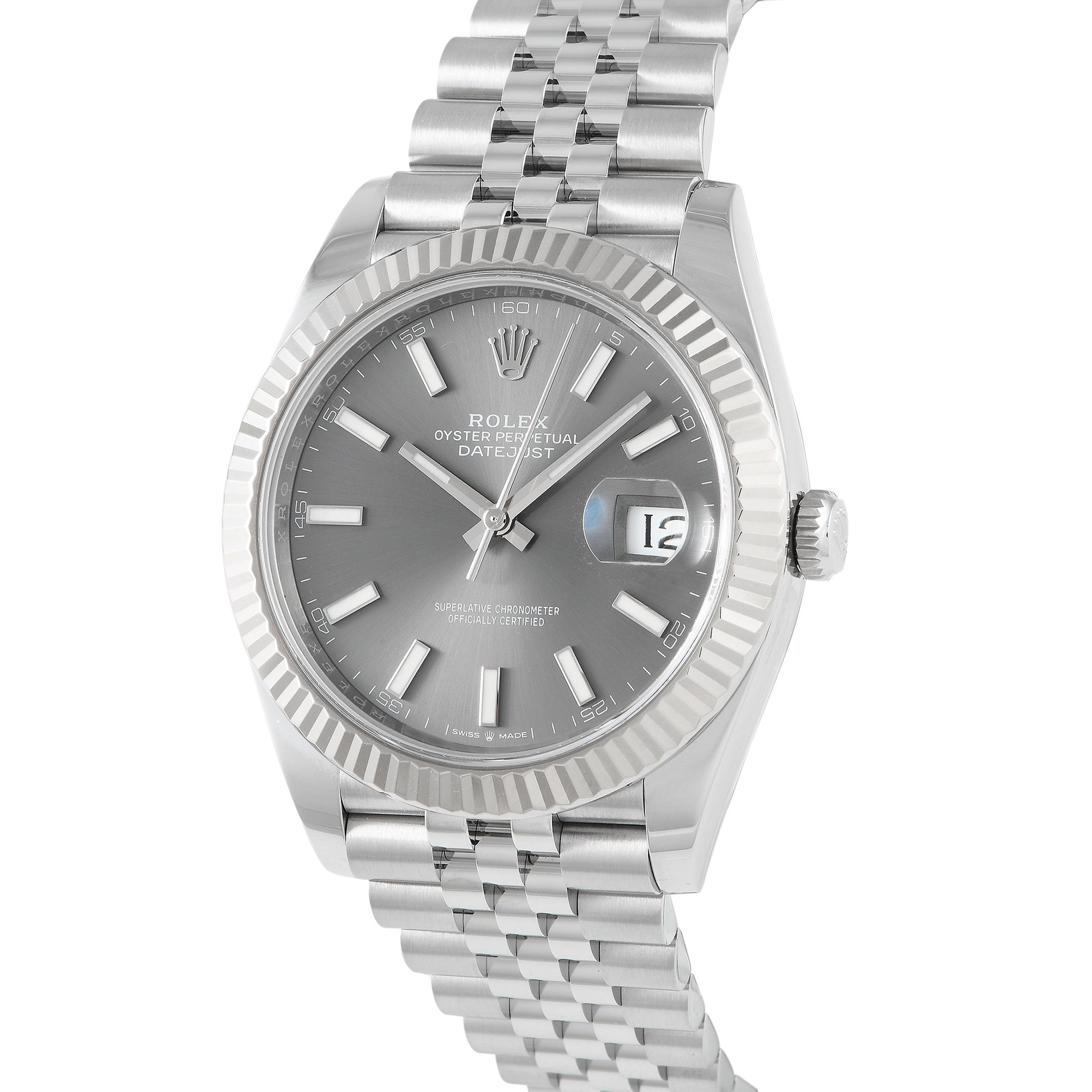 Rolex Datejust 41 Slate Dial Watch 126334
