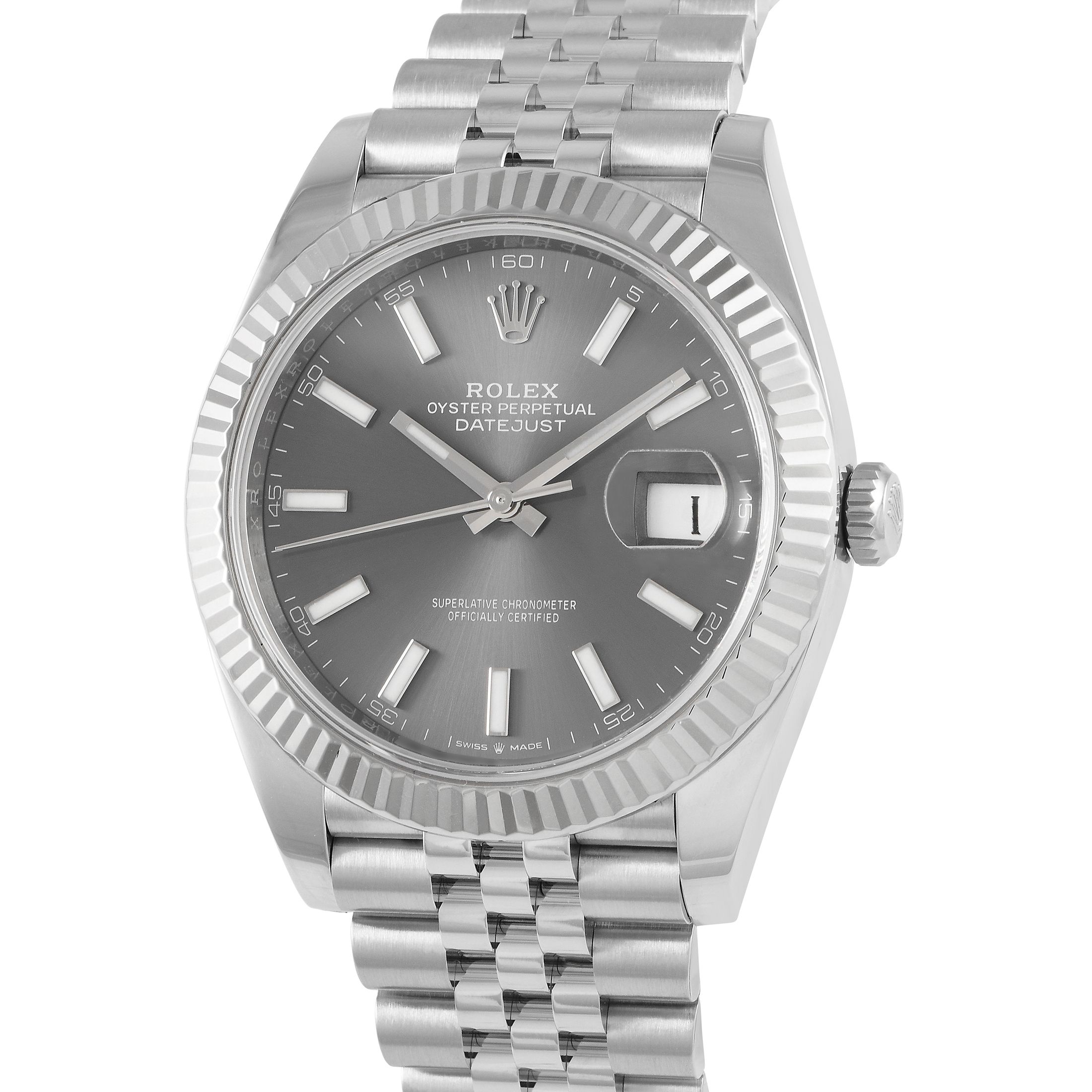 Rolex Datejust 41 Slate Dial Watch 126334