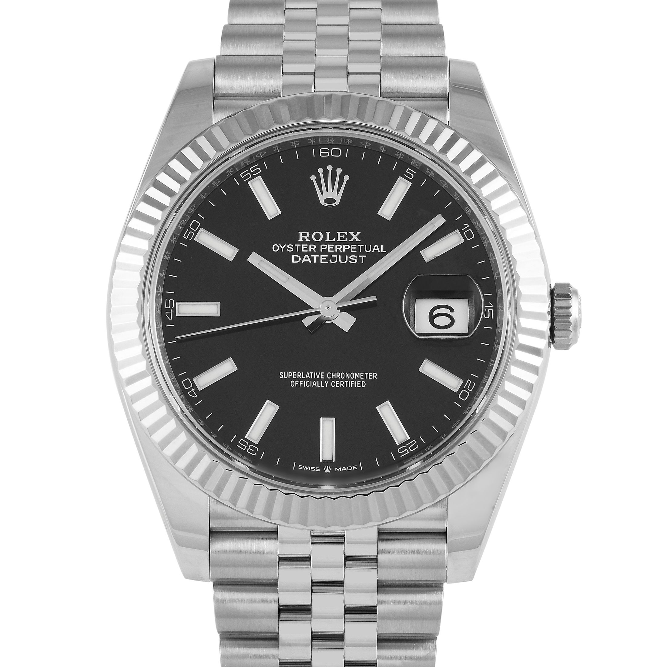 Rolex Datejust 41 Black Dial Watch 126334
