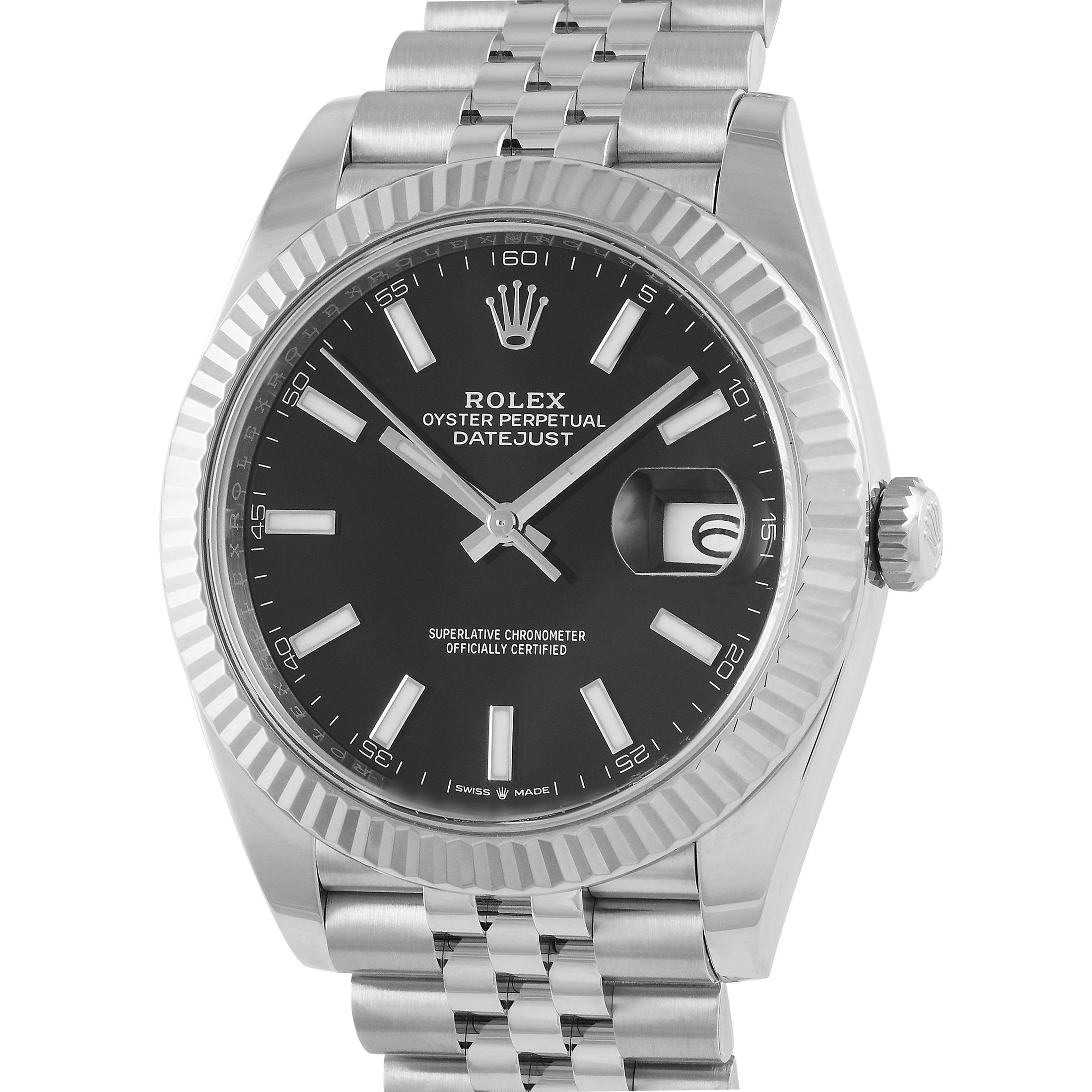 Rolex Datejust 41 Black Dial Watch 126334