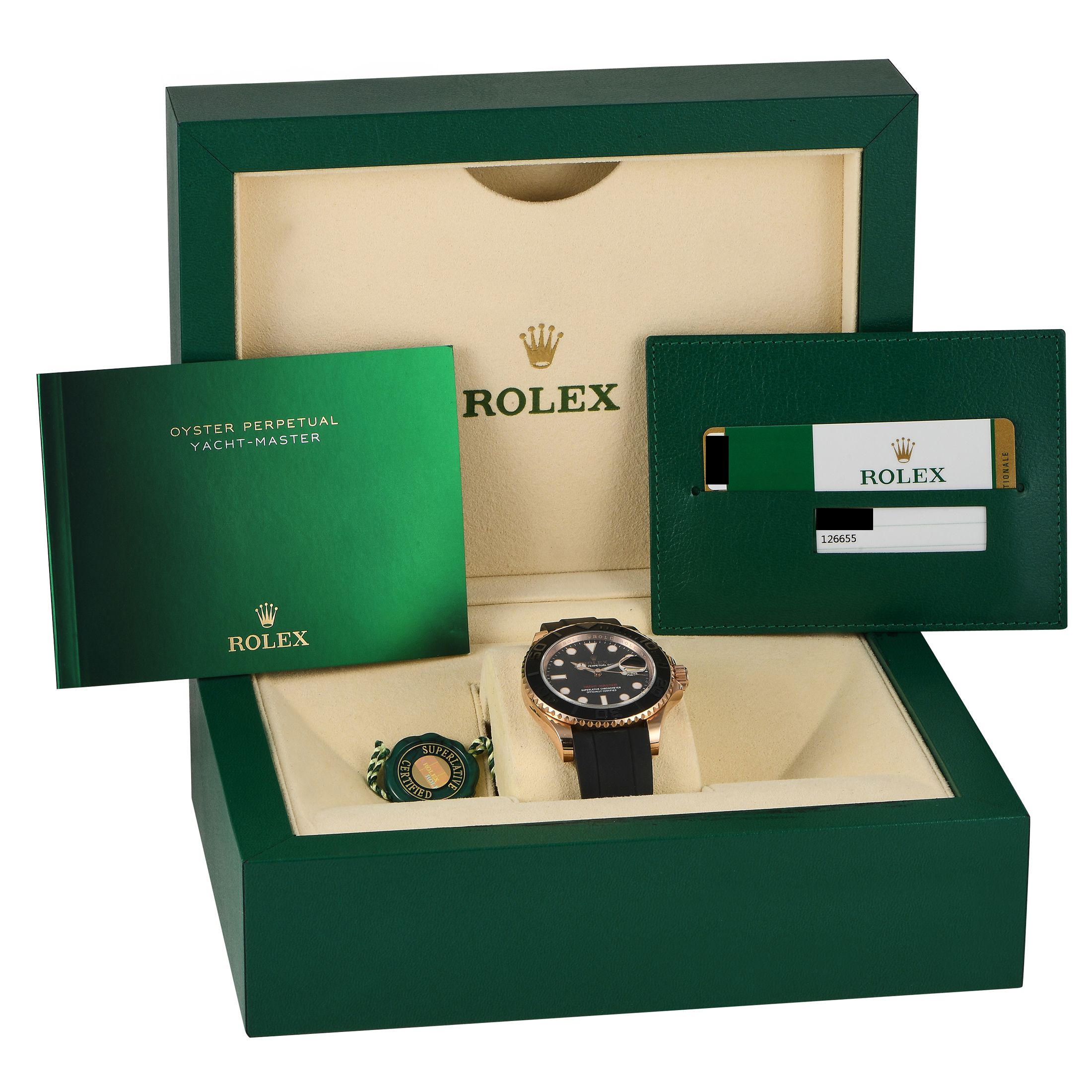 Partial payment Affirm Rolex Yacht-Master 40 Everose Gold Watch 126655
