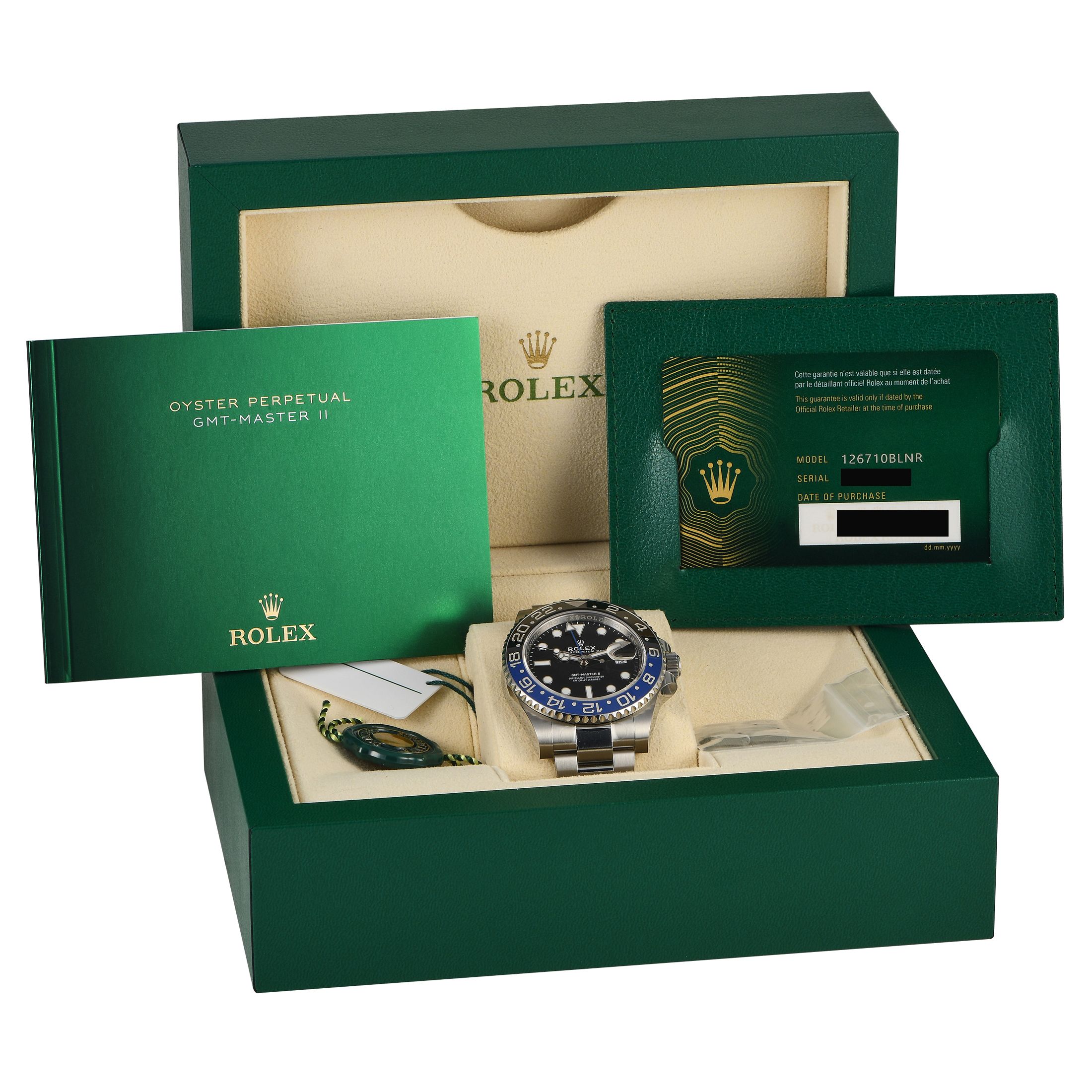 Rolex GMT-Master II 40mm Watch 126710BLNR