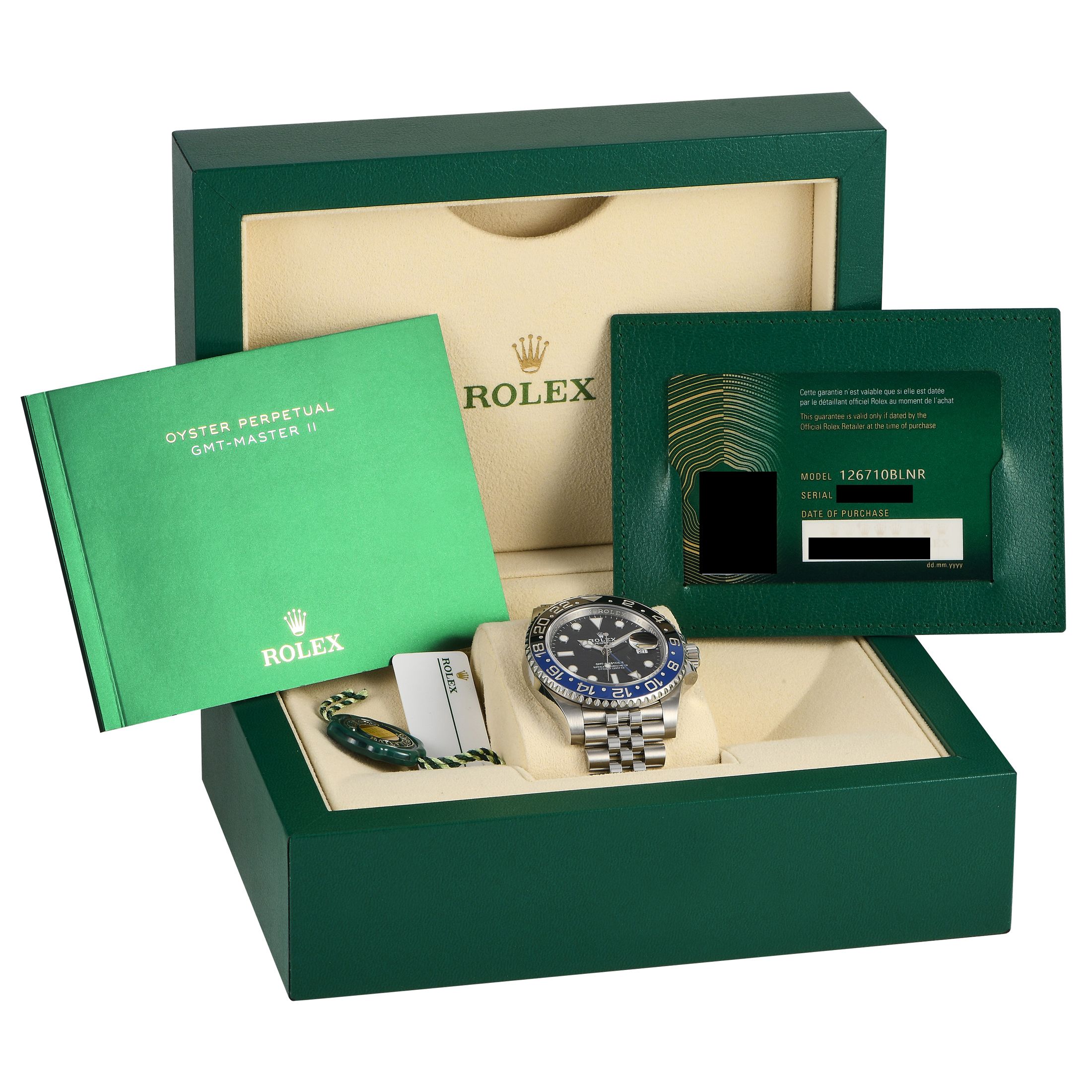 Rolex GMT-Master II "Batgirl" Watch 126710BLNR