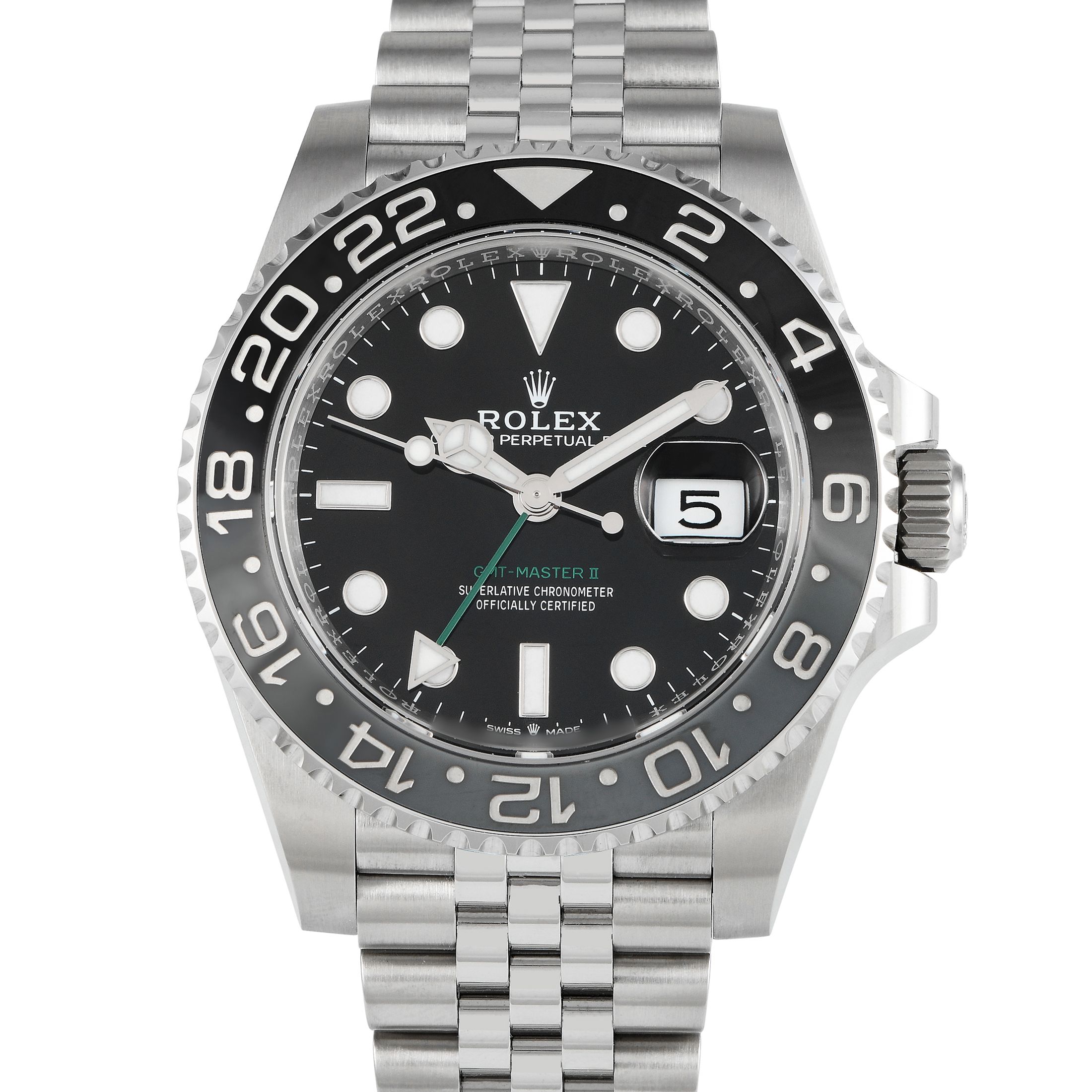 Rolex GMT-Master II 40mm Watch 126710GRNR