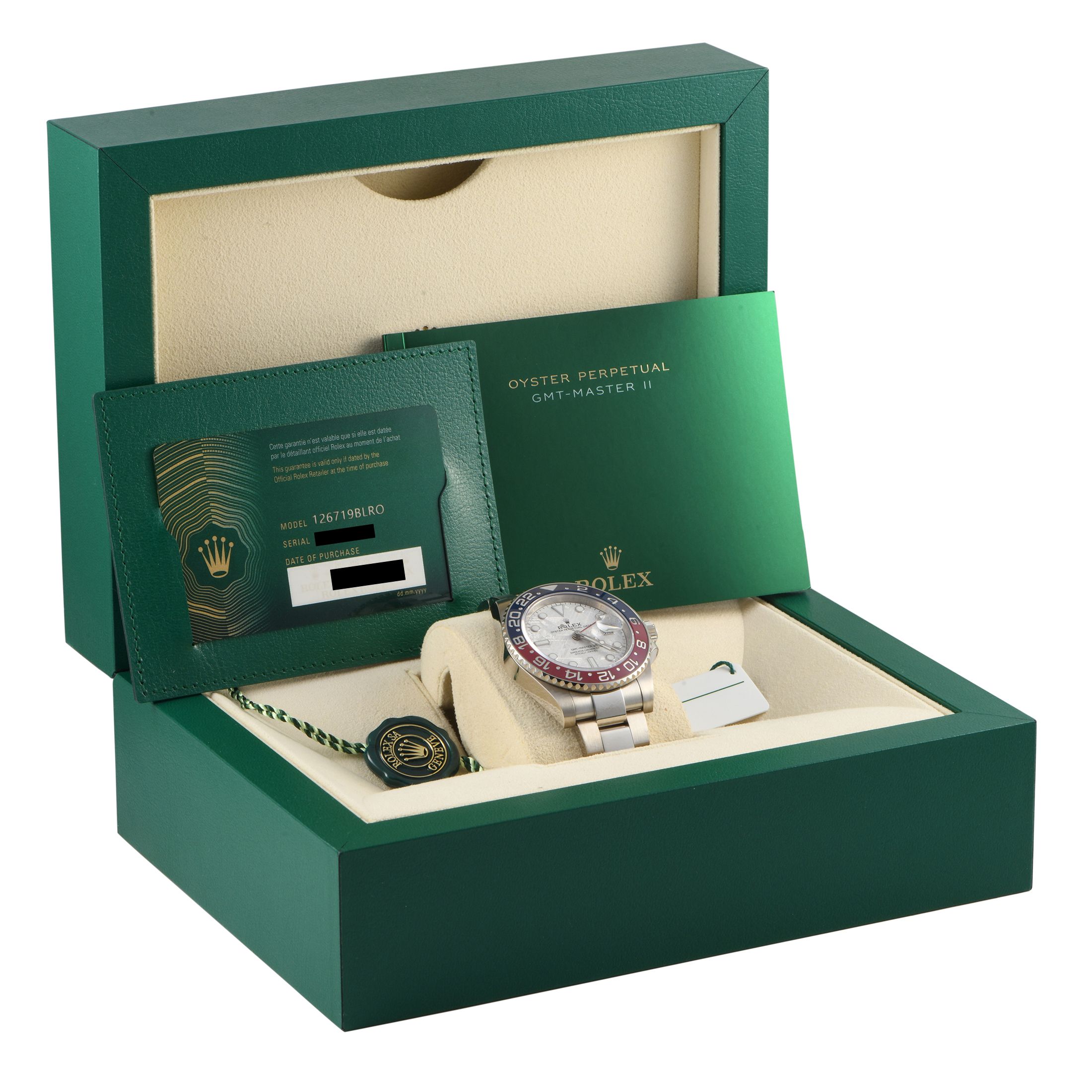 Rolex GMT-Master II Meteorite Dial Watch 126719BLRO