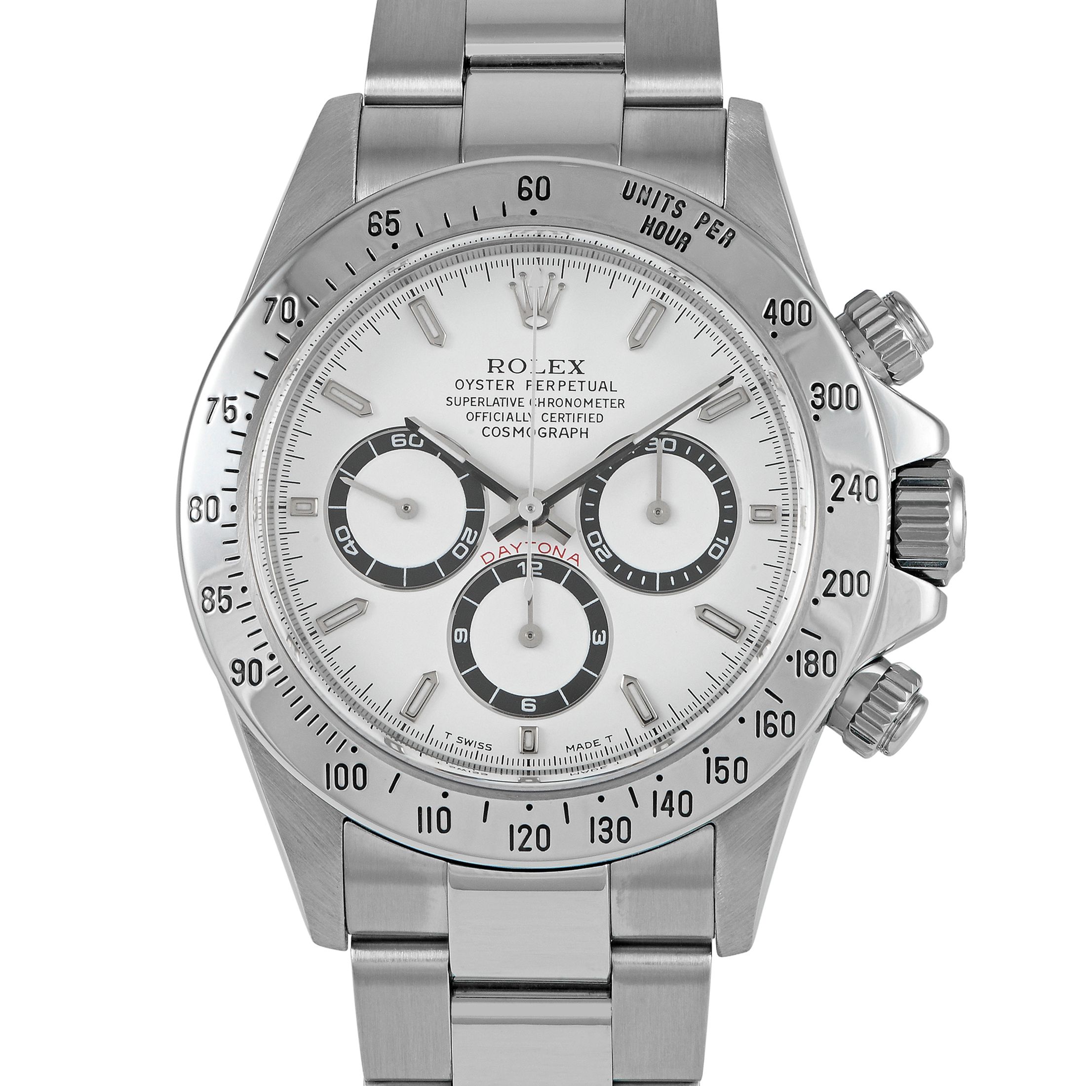 Rolex Daytona Zenith Chronograph 40mm Watch 16520