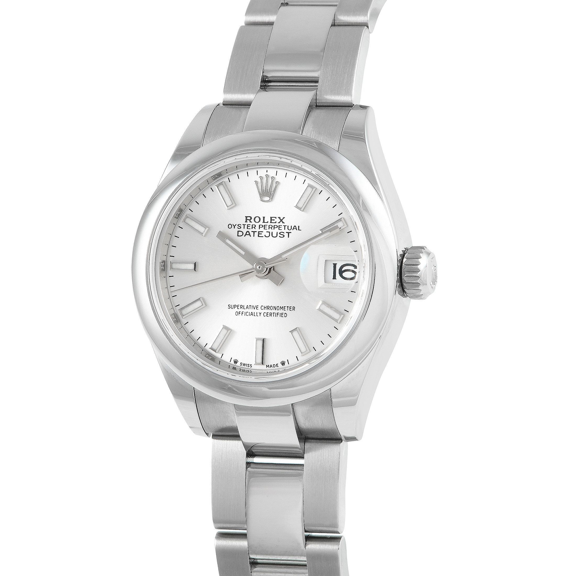 Rolex Lady-Datejust Silver Dial Watch 279160