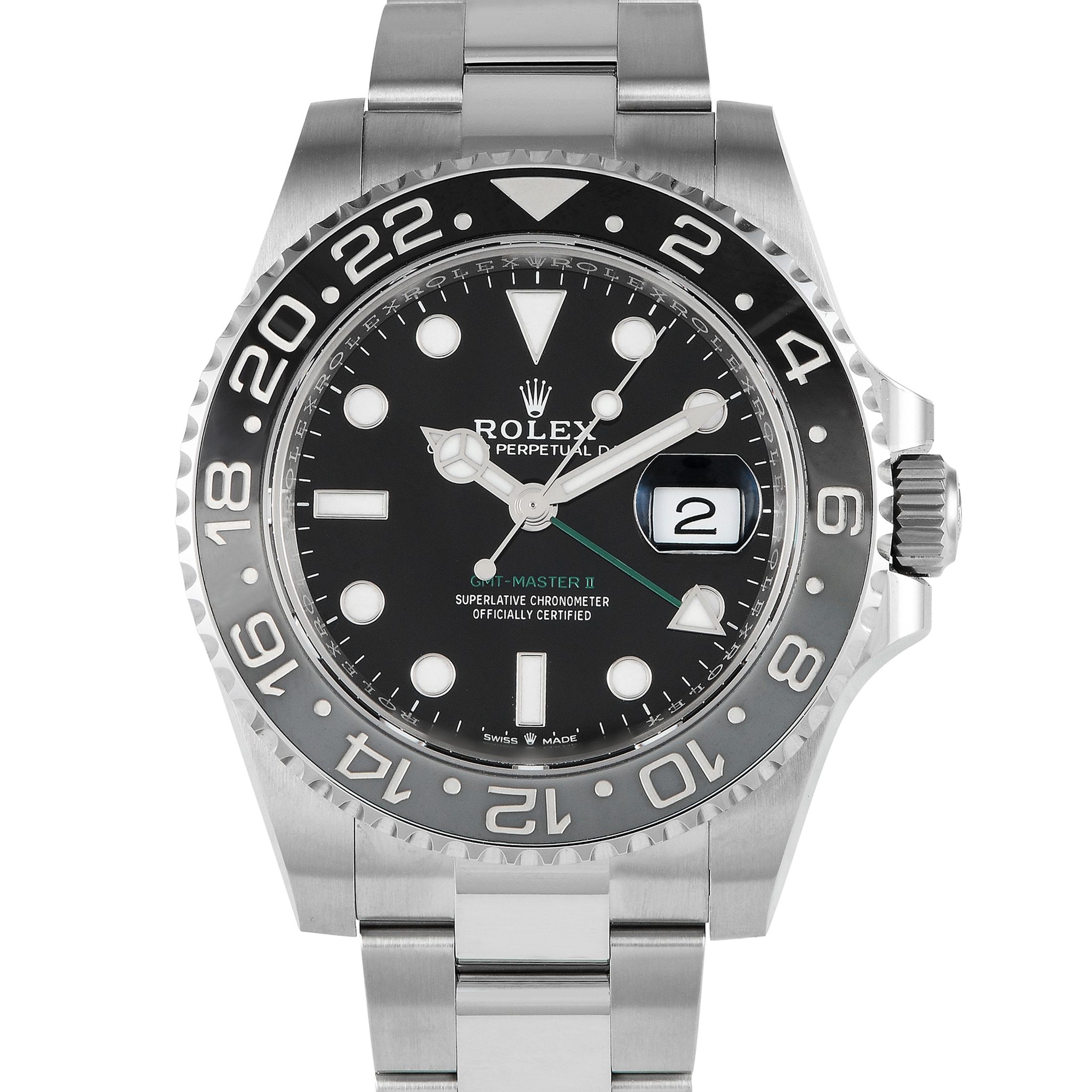 Rolex GMT-Master II 40mm Watch 126710GRNR