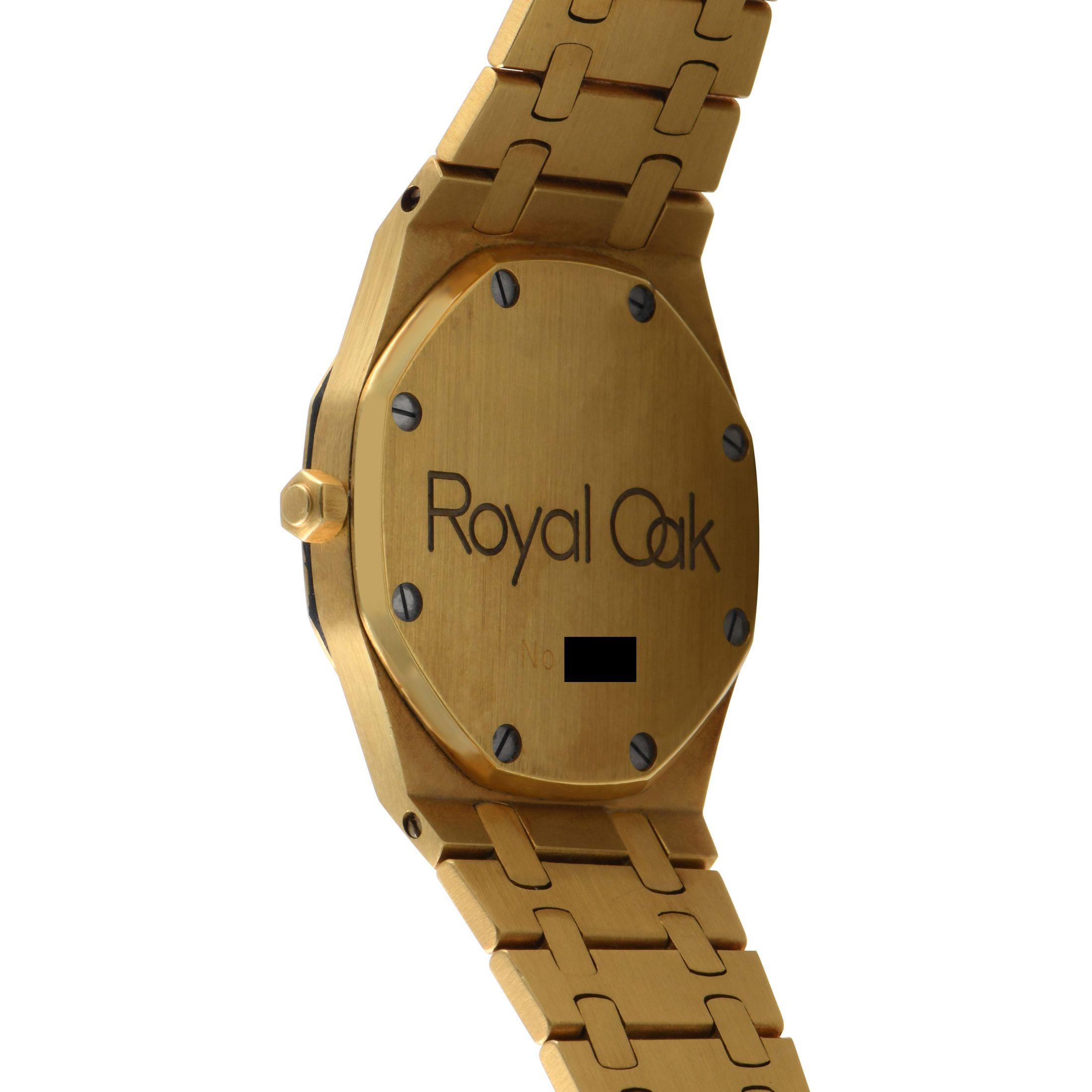 Audemars Piguet Royal Oak Slate Dial 18K Yellow Gold Watch 4100BA
