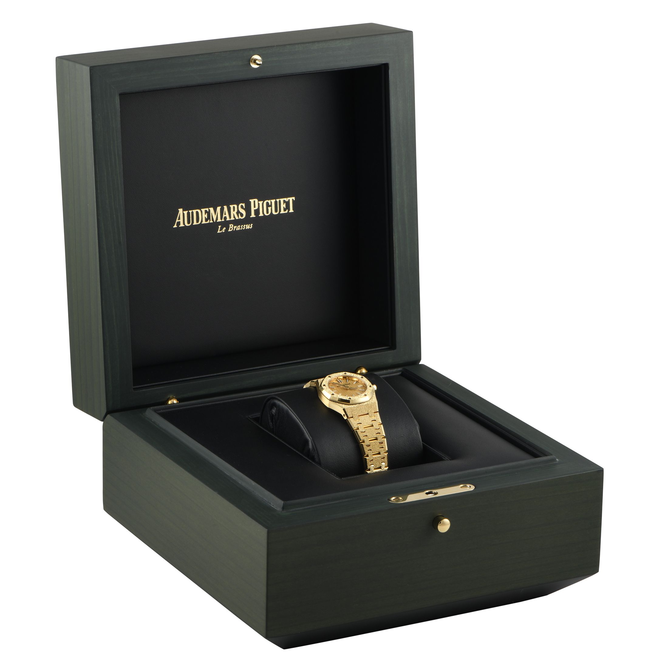 Audemars Piguet Royal Oak Mini Frosted Yellow Gold Watch 67630BA.GG.1312BA.01