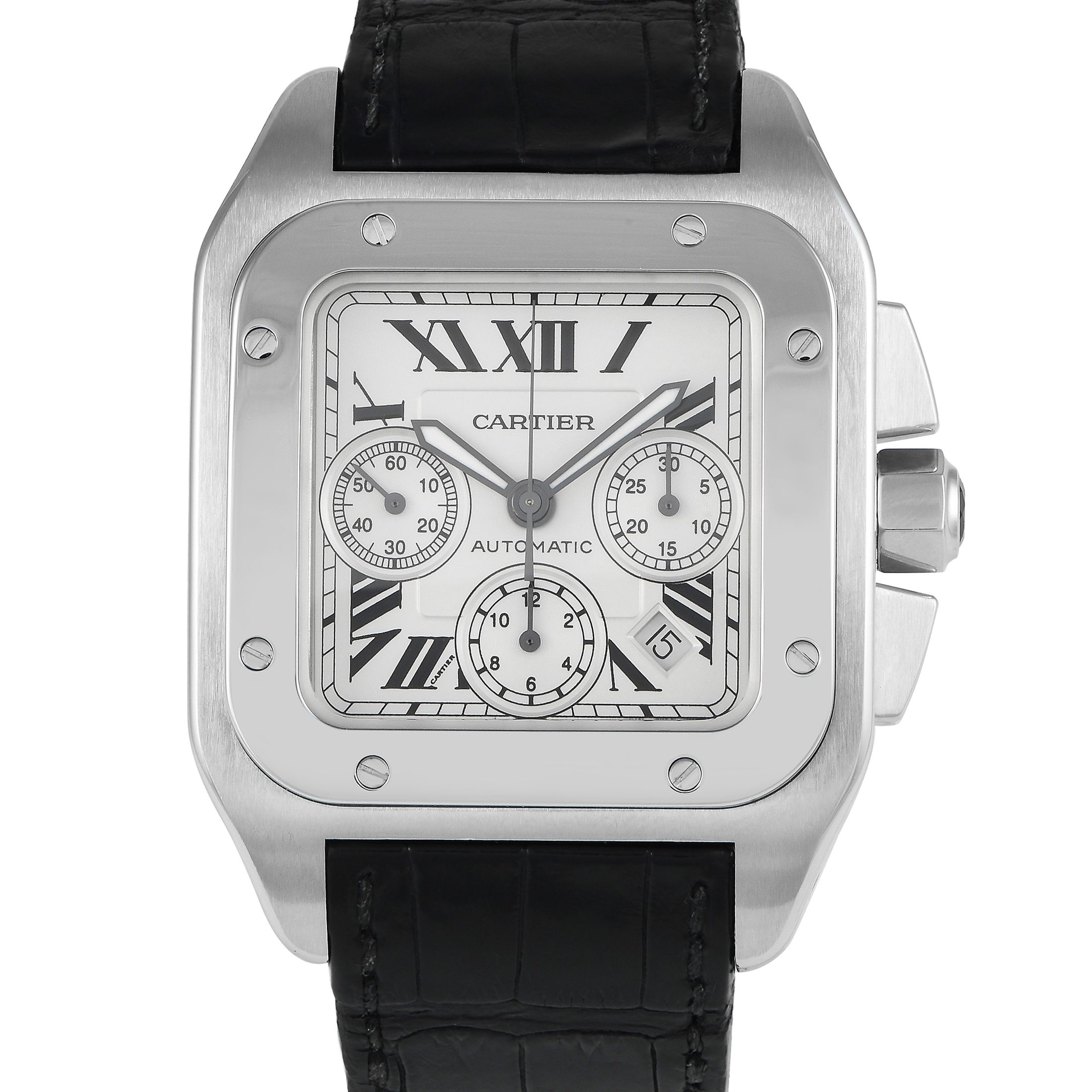 Cartier Santos 100 XL Chronograph Watch W20090X8