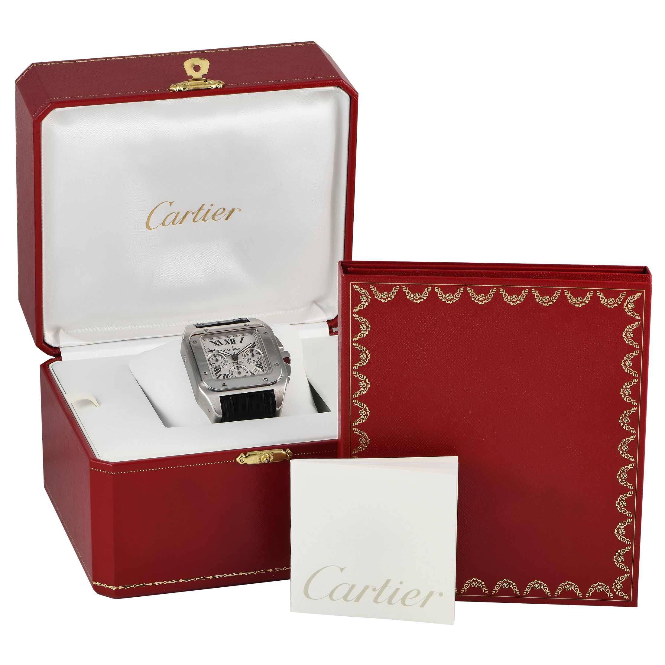 Cartier Santos 100 XL Chronograph Watch W20090X8