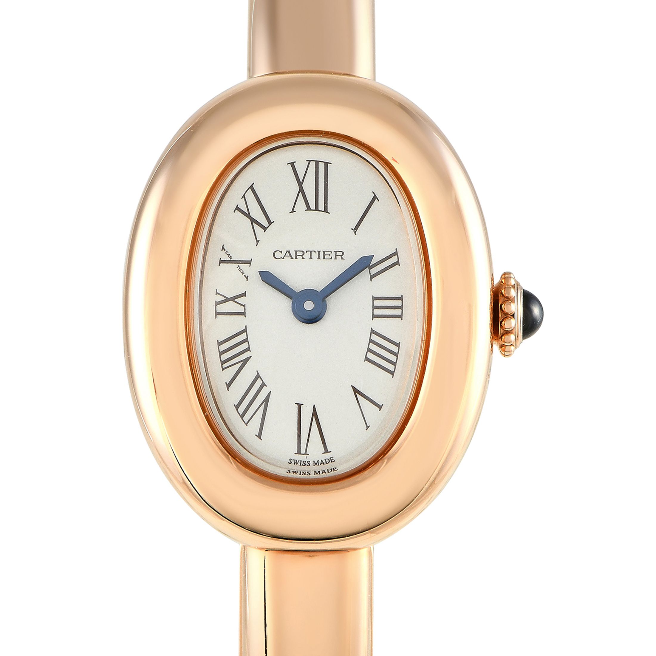 Cartier Baignoire 18K Rose Gold Ladies Watch WGBA0020