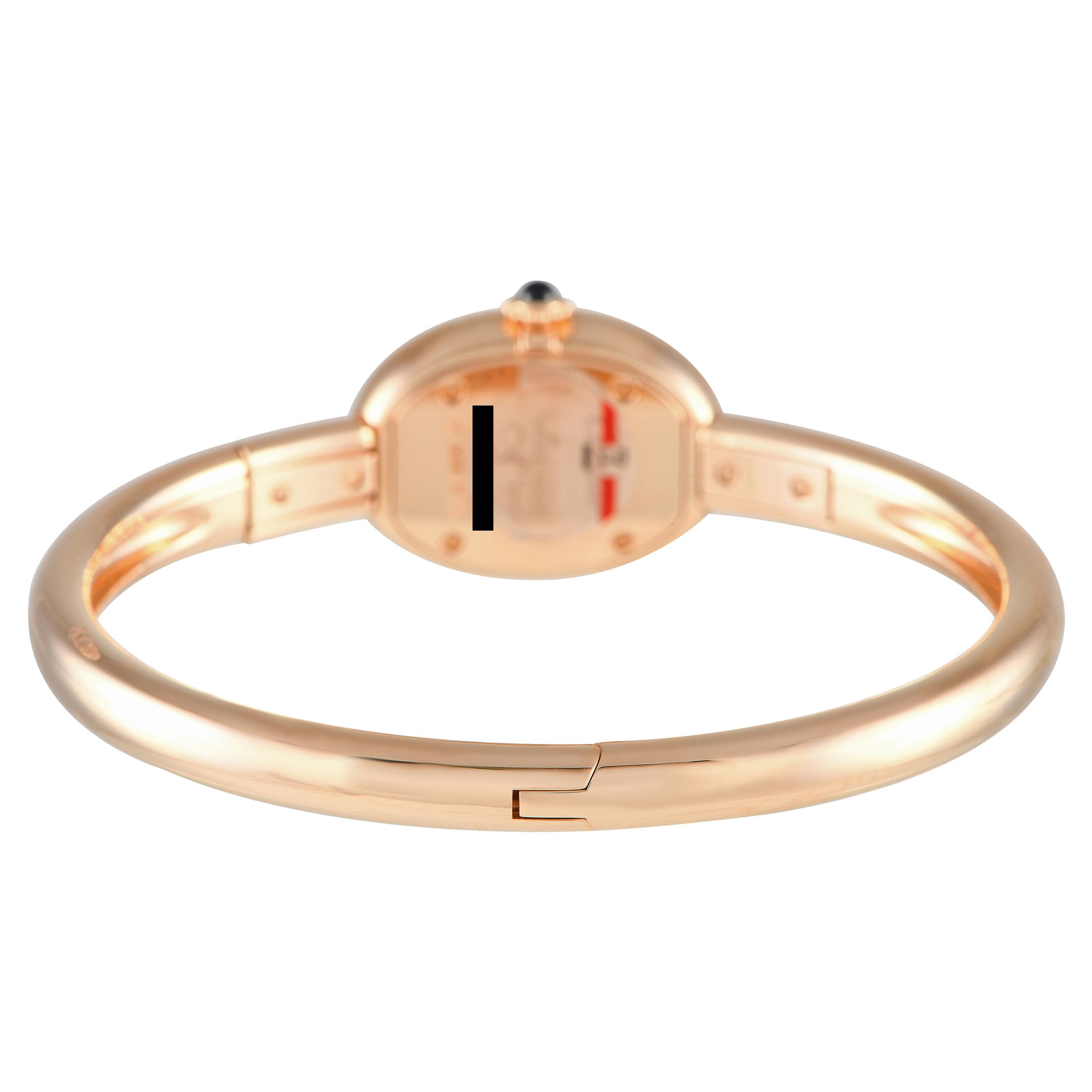Cartier Baignoire 18K Rose Gold Ladies Watch WGBA0020