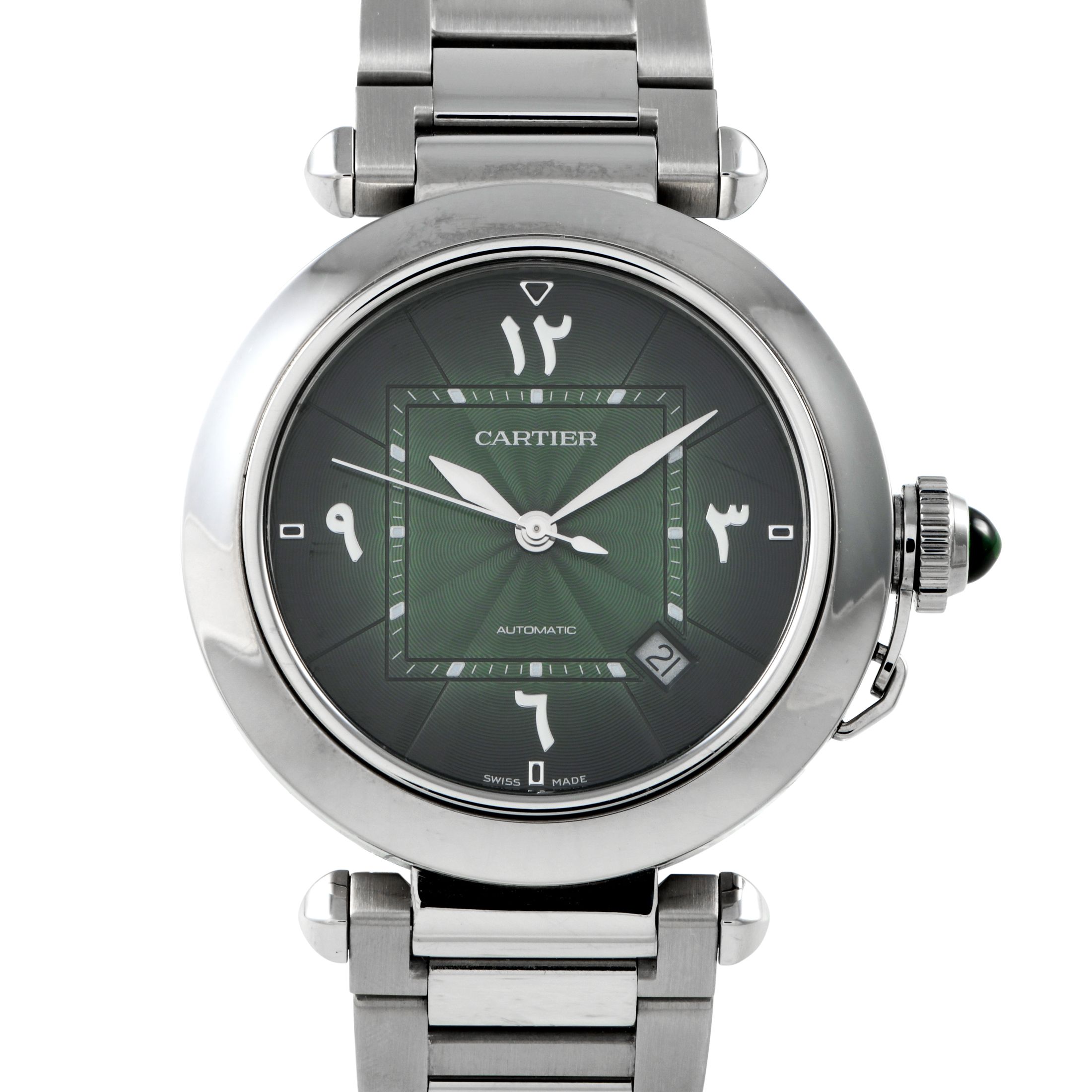 Cartier Pasha Arabic Dial Watch WSPA0022