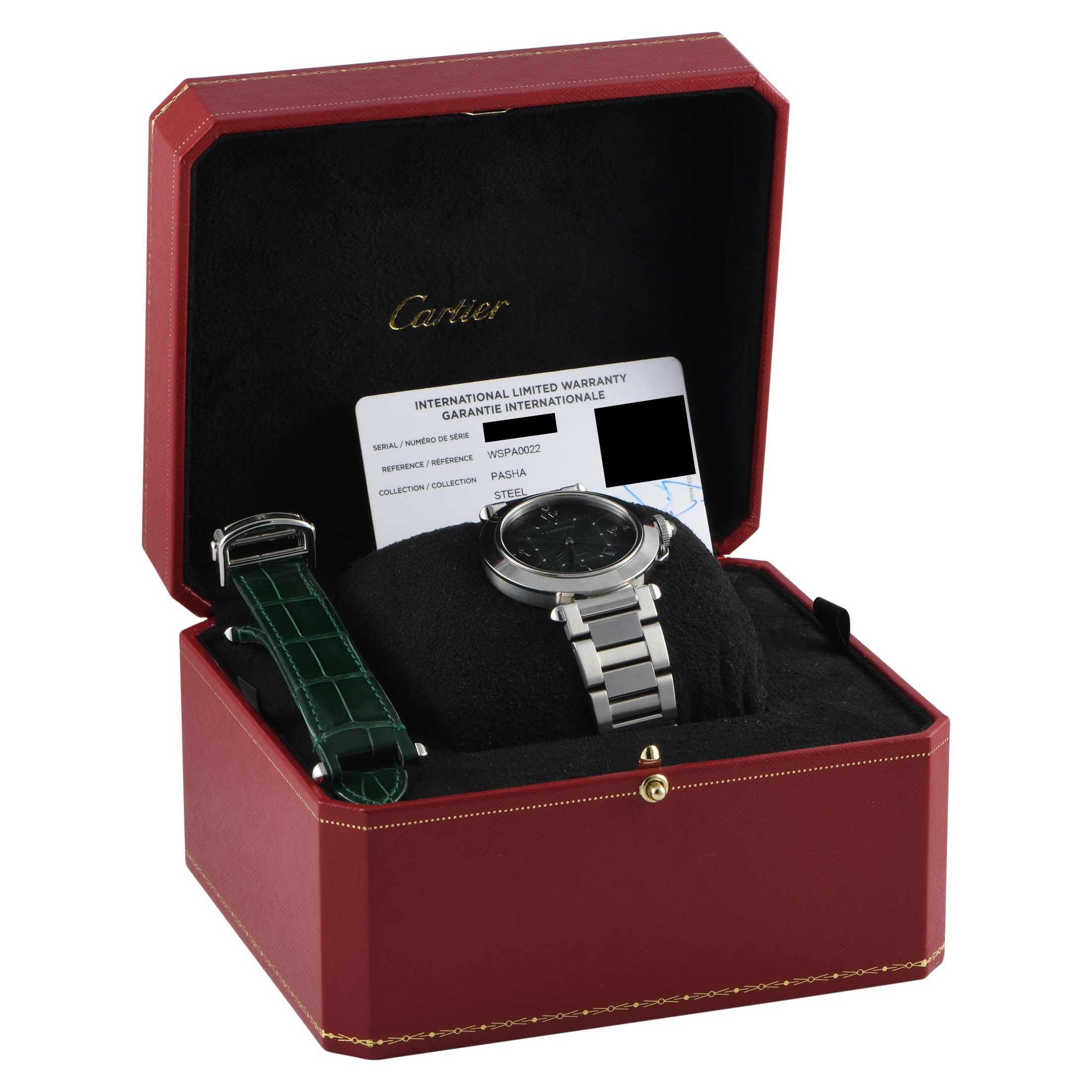 Cartier Pasha Arabic Dial Watch WSPA0022