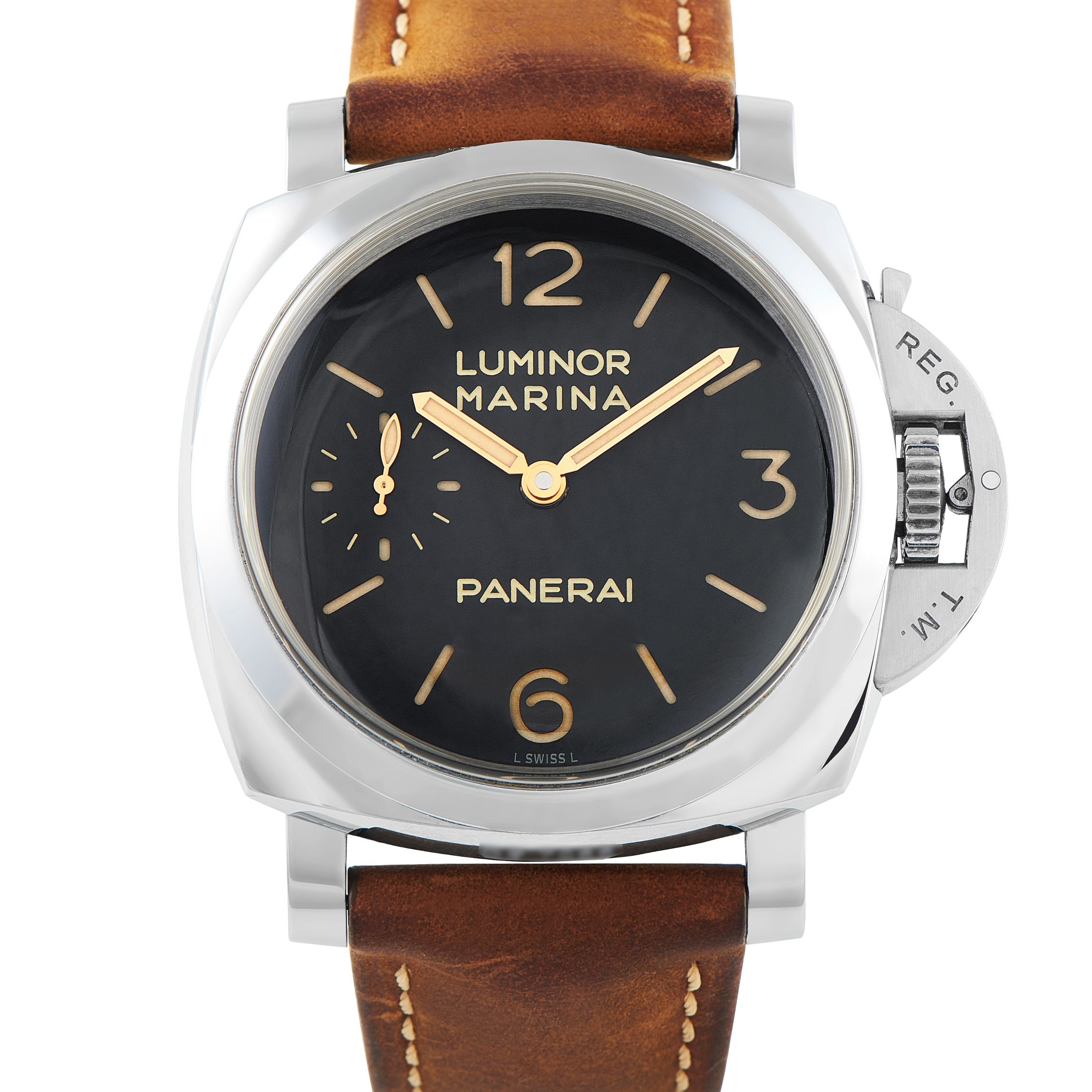 Officine Panerai Luminor Marina 1950 3-Days Steel Watch PAM00422
