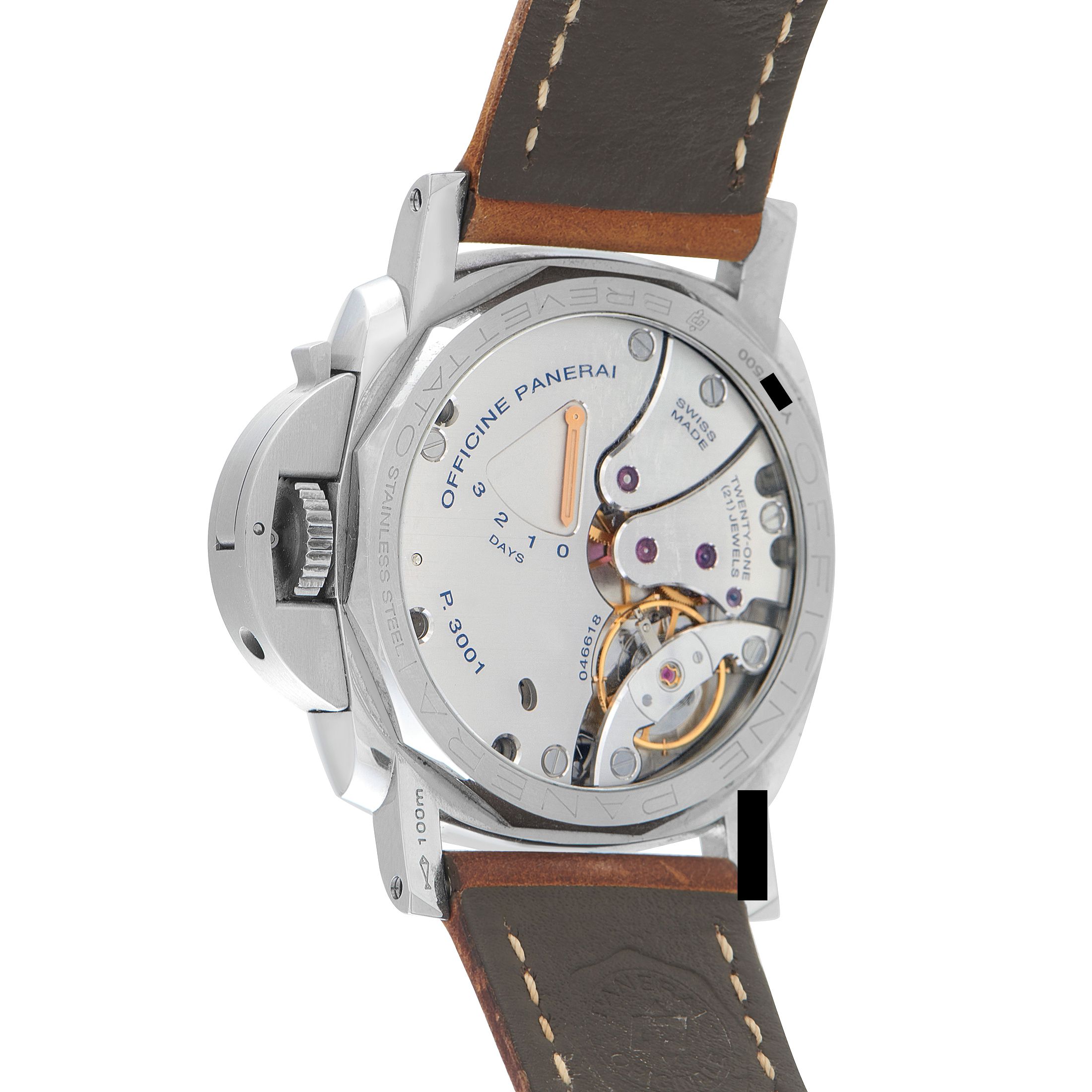 Officine Panerai Luminor Marina 1950 3-Days Steel Watch PAM00422