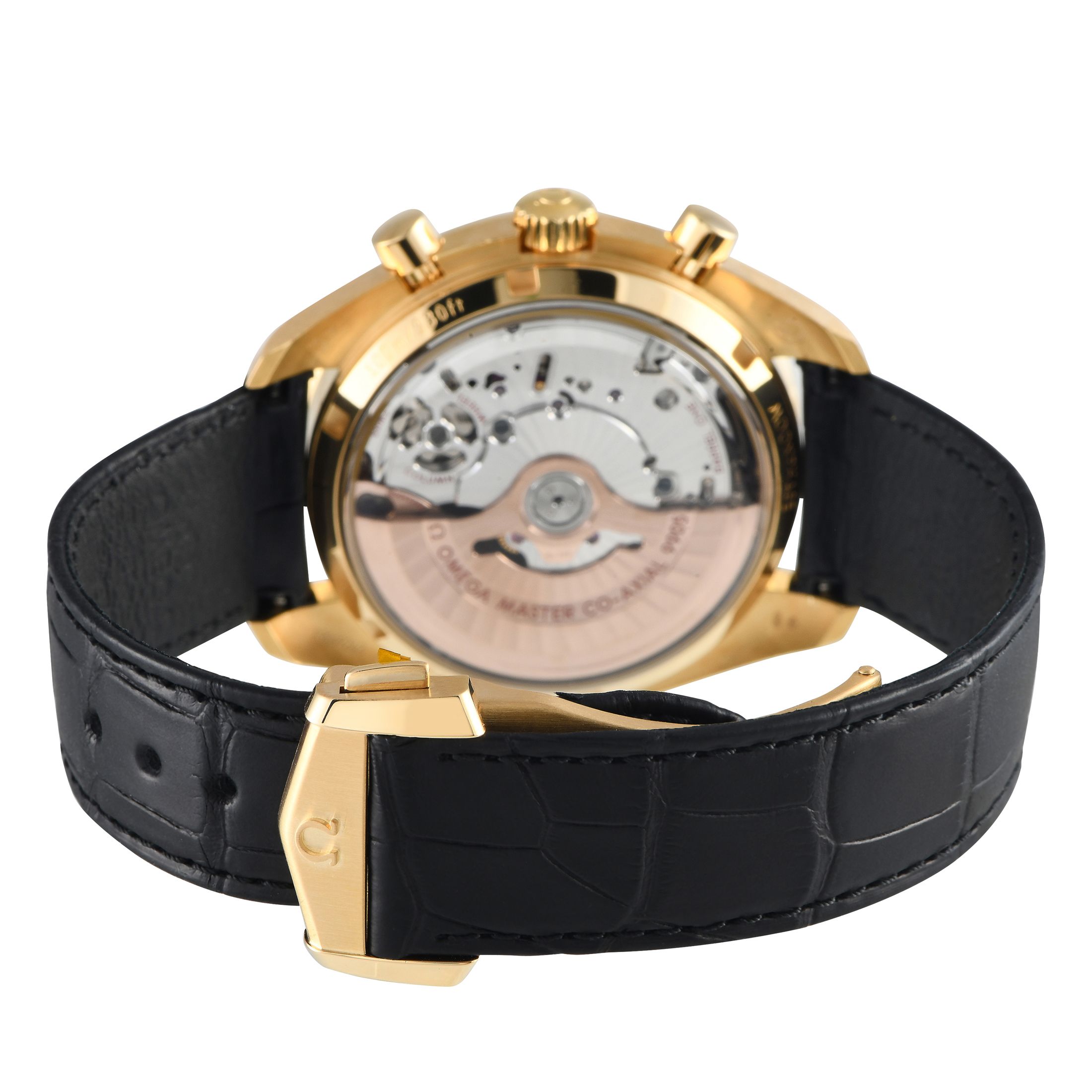 Omega Speedmaster Moonphase Yellow Gold Watch 304.63.44.52.02.001