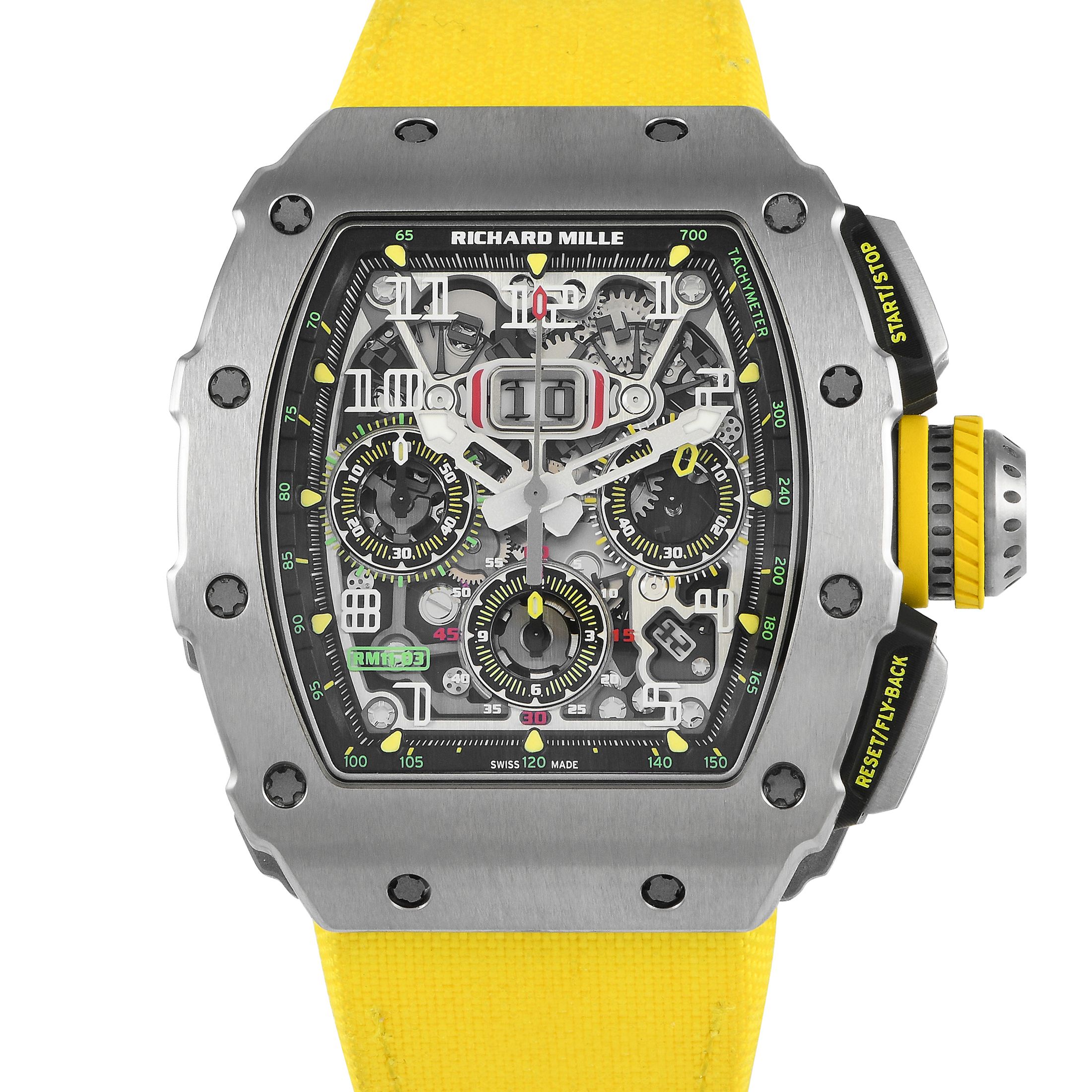 Richard Mille RM-1103 Automatic Flyback Chronograph Titanium Watch RM-1103