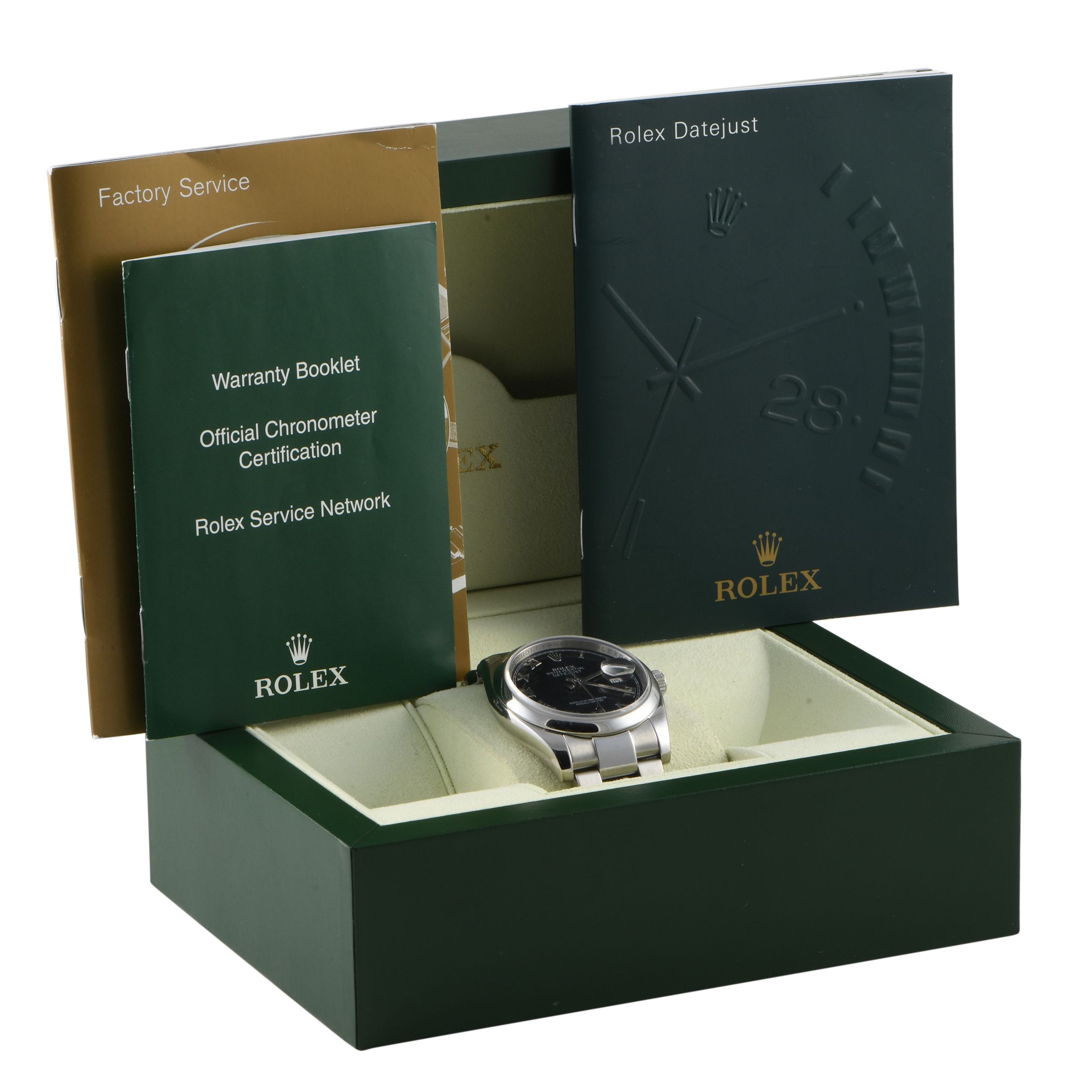 Rolex Datejust 36 Black Dial Watch 116200